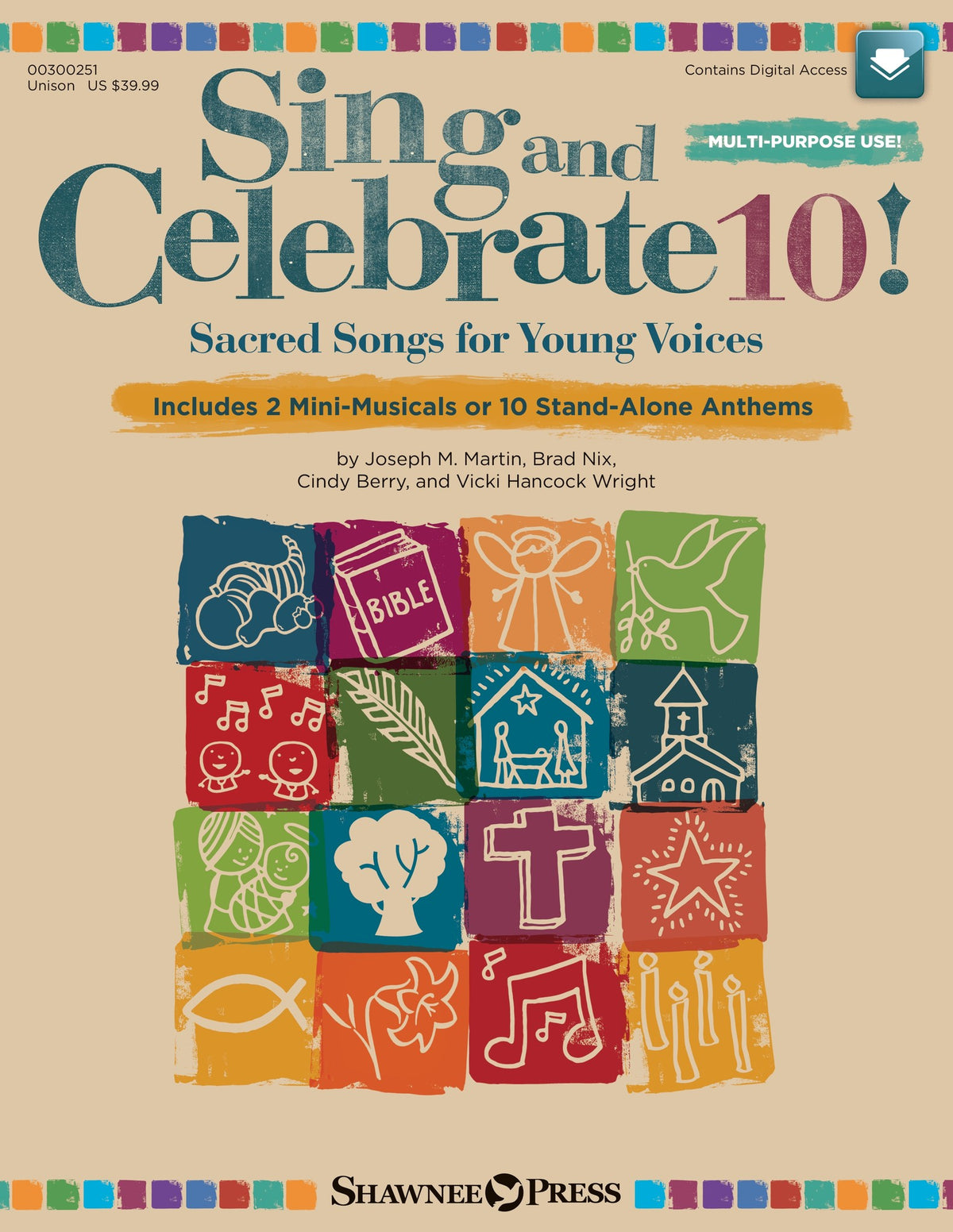 Product Cover for Sing and Celebrate 10! Sacred Songs for Young Voices