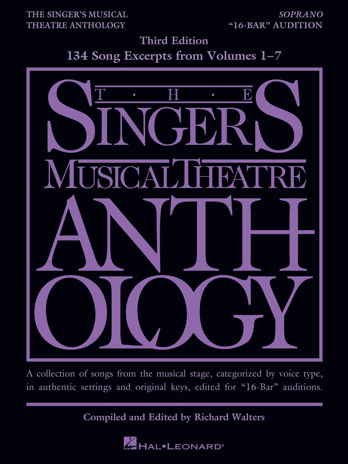 Product Cover for The Singer's Musical Theatre Anthology – “16-Bar” Audition – 3rd Edition from Volumes 1-7