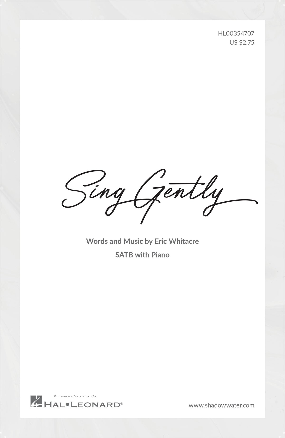 Product Cover for Sing Gently