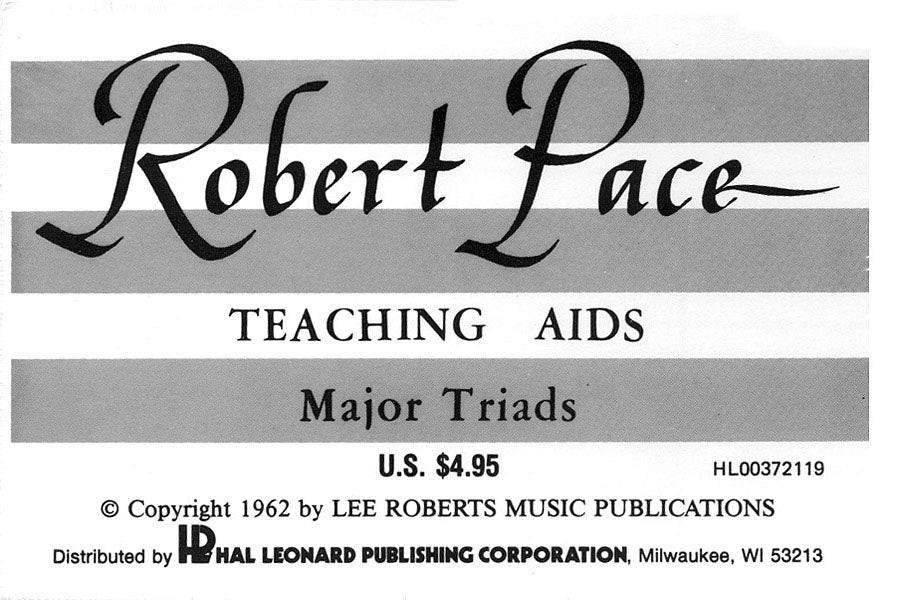 Product Cover for Flash Cards, Major Triads