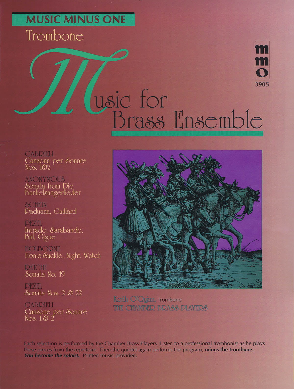 Product Cover for Music for Brass Ensemble – Trombone
