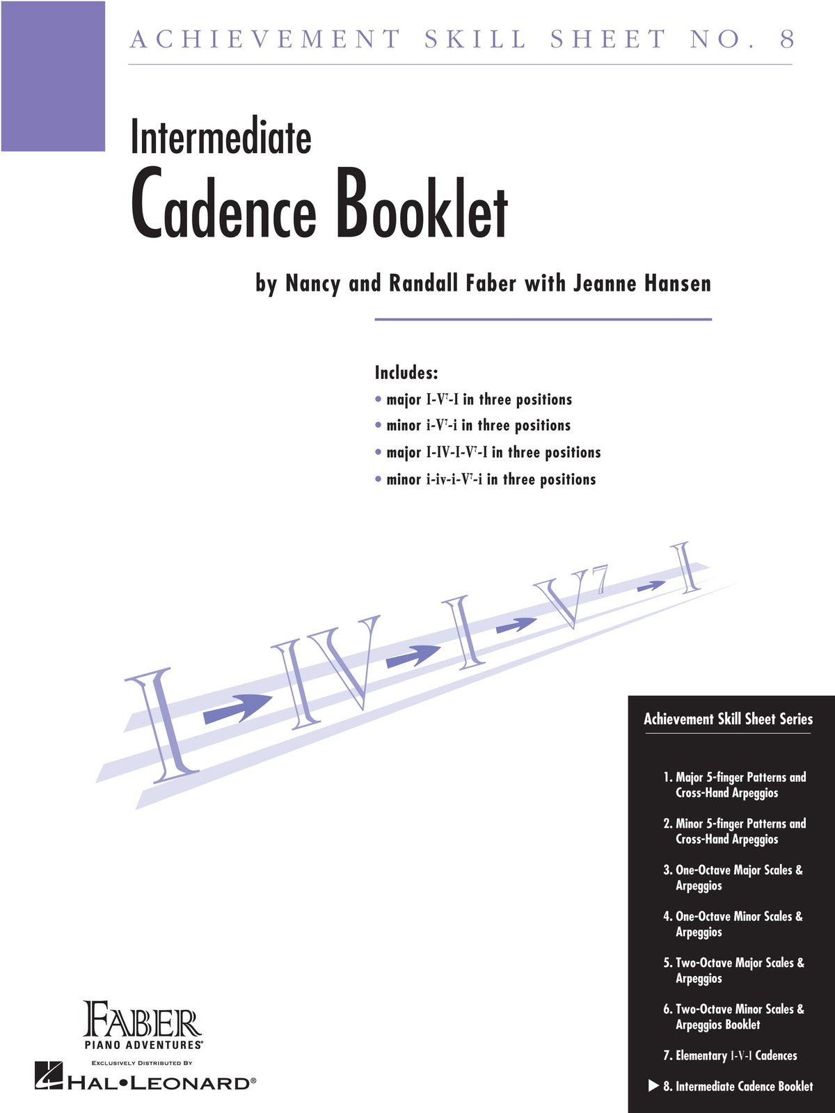 Product Cover for Achievement Skill Sheet No. 8: Cadence Booklet
