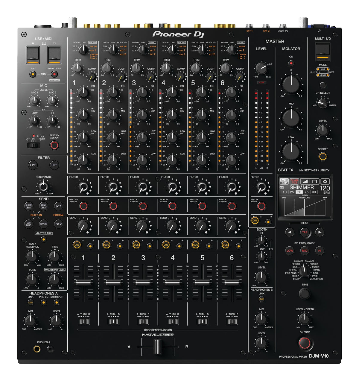 Product Cover for DJM-V10 DJ 6 Channel Mixer