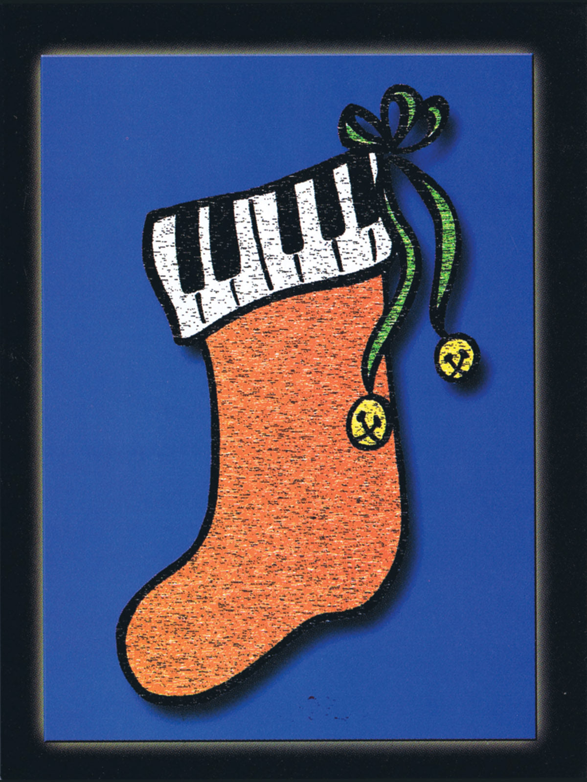 Product Cover for Keyboard Christmas Stocking Card