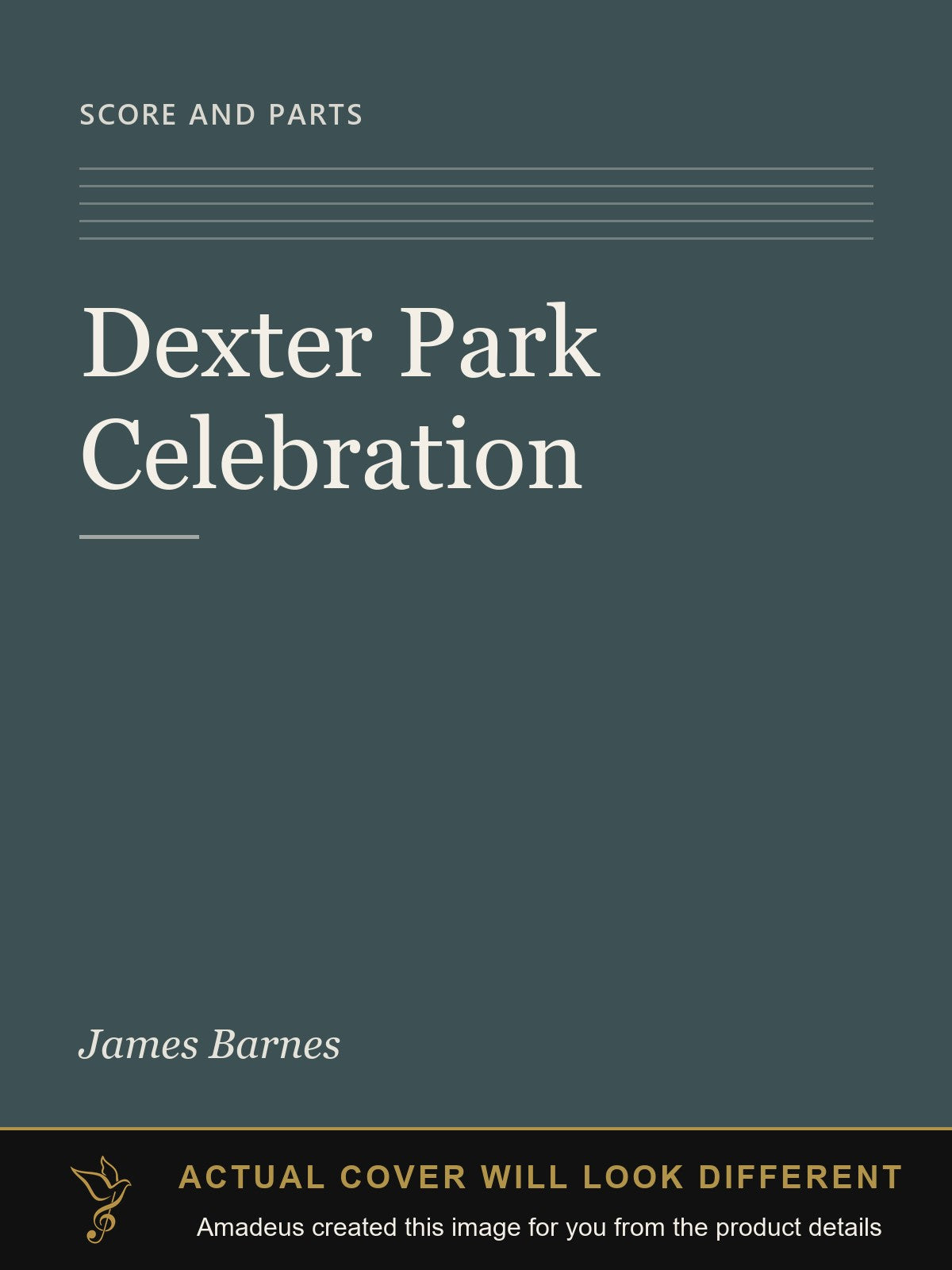 Dexter Park Celebration - Amadeus created this image from the product details; the actual cover will look different