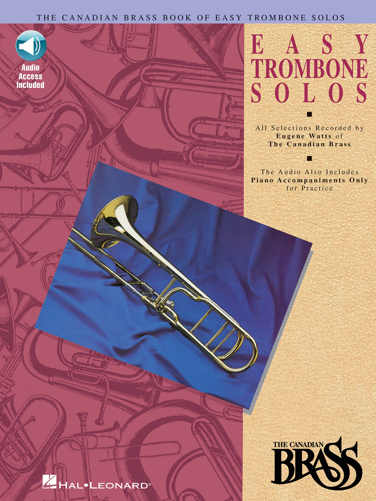 Product Cover for Canadian Brass Book of Easy Trombone Solos