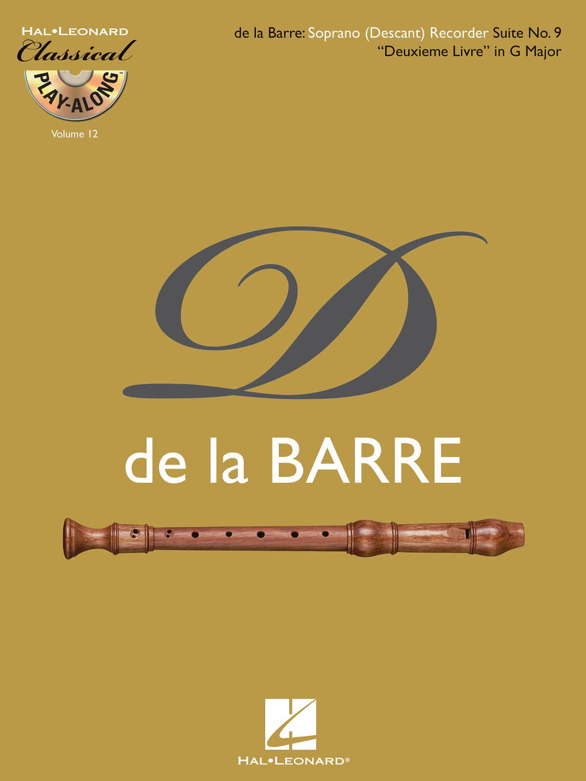 Product Cover for Soprano (Descant) Recorder Suite No. 9 “Deuxieme Livre” in G Major