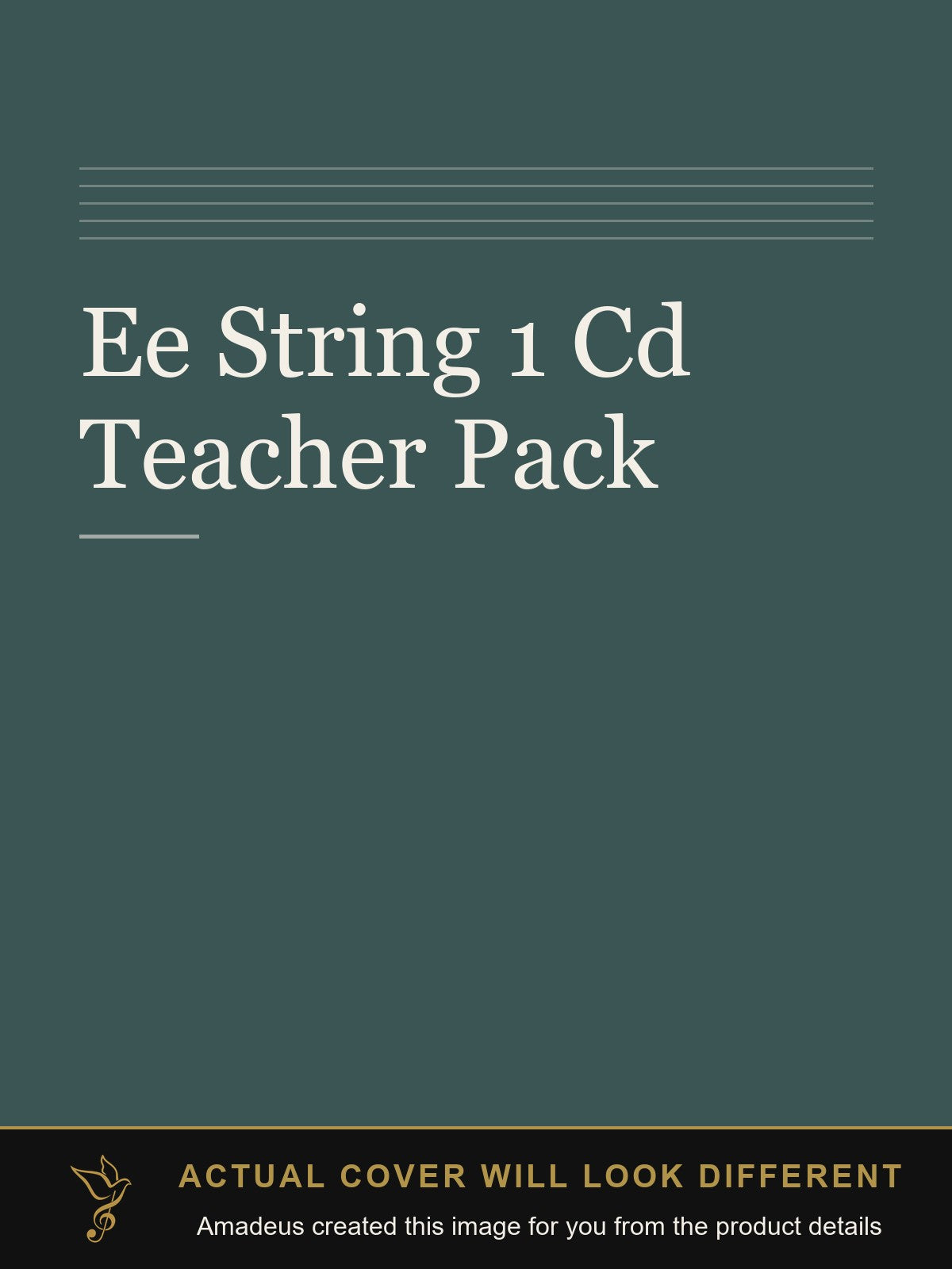 Ee String 1 Cd Teacher Pack - Amadeus created this image from the product details; the actual cover will look different