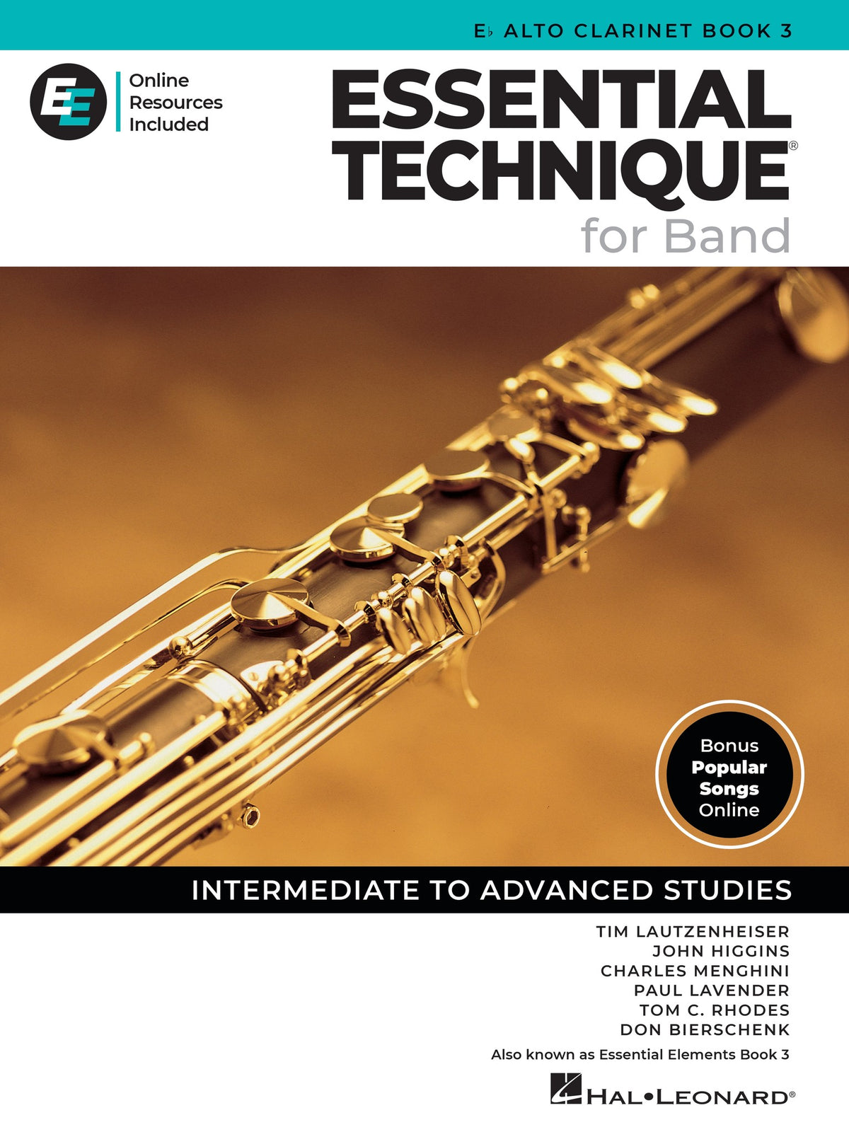 Product Cover for Essential Technique for Band – Eb Alto Clarinet Book 3 with Online Resources