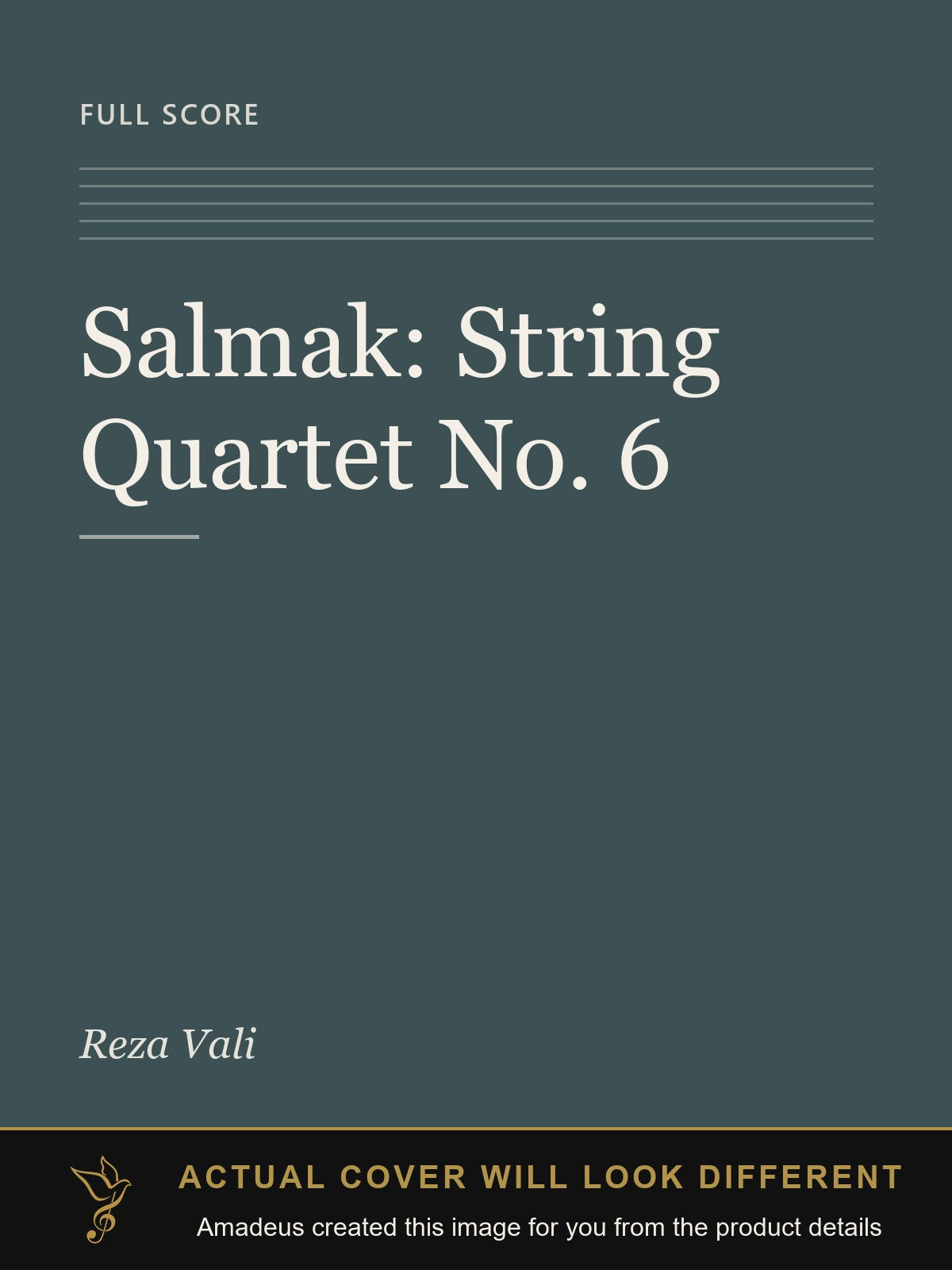 Salmak: String Quartet No. 6 - Amadeus created this image from the product details; the actual cover will look different