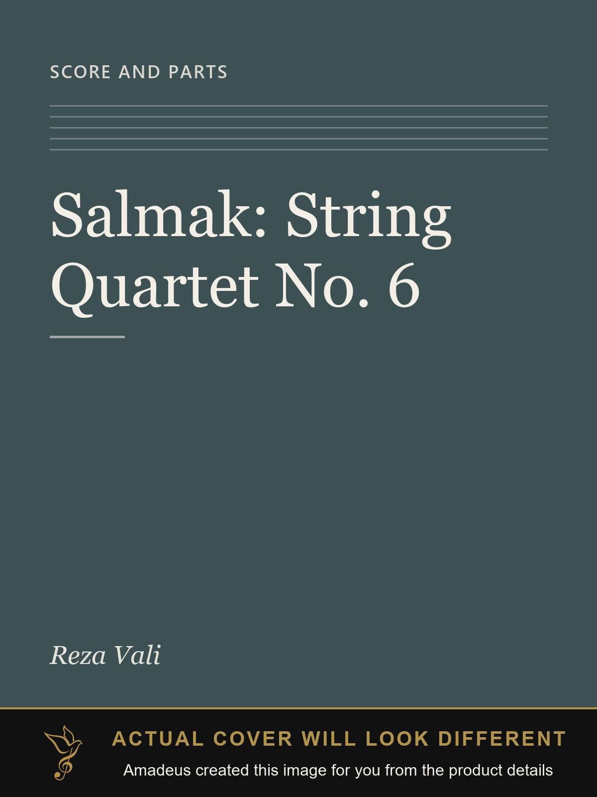 Salmak: String Quartet No. 6 - Amadeus created this image from the product details; the actual cover will look different