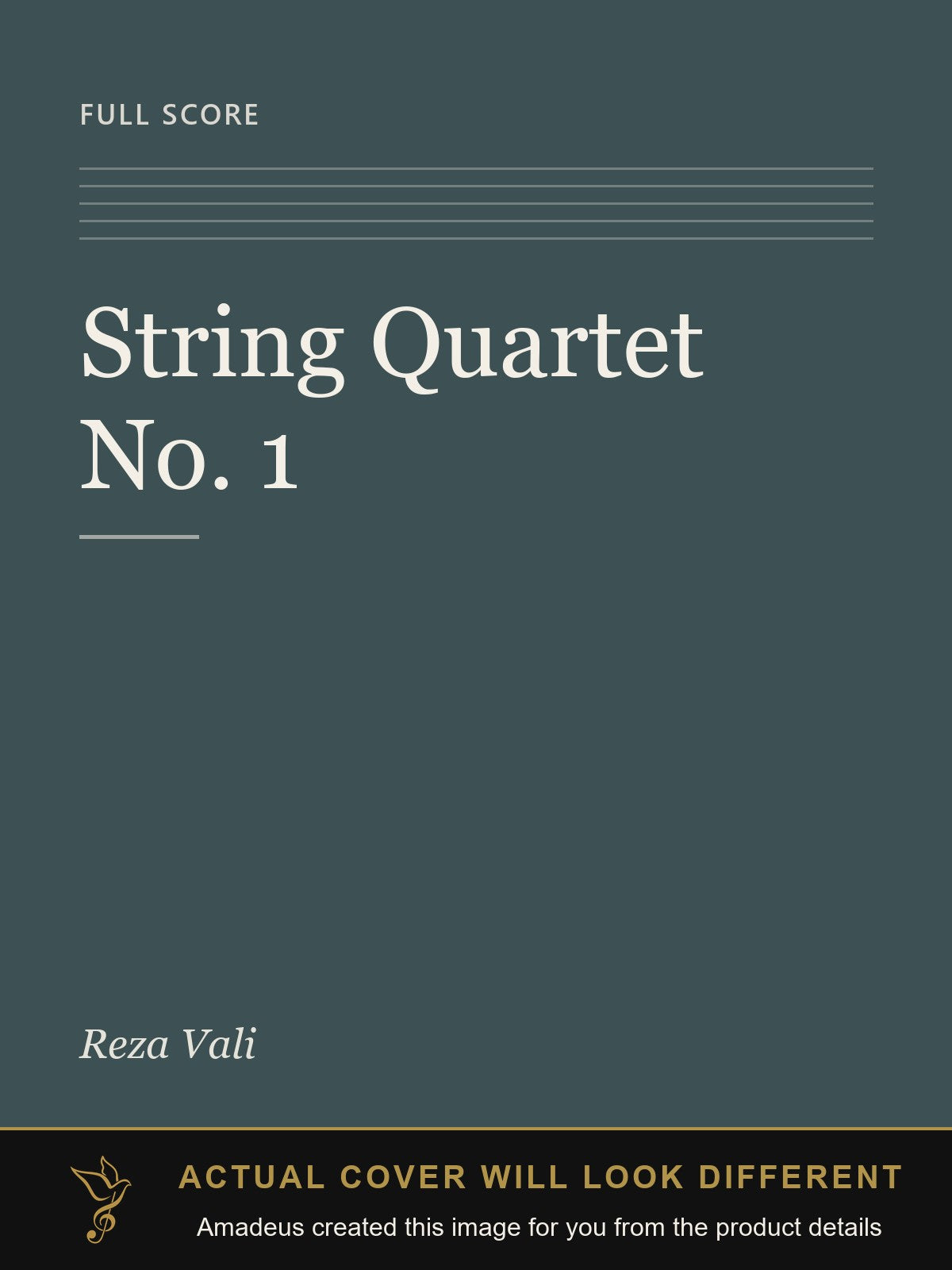 String Quartet No. 1 - Amadeus created this image from the product details; the actual cover will look different