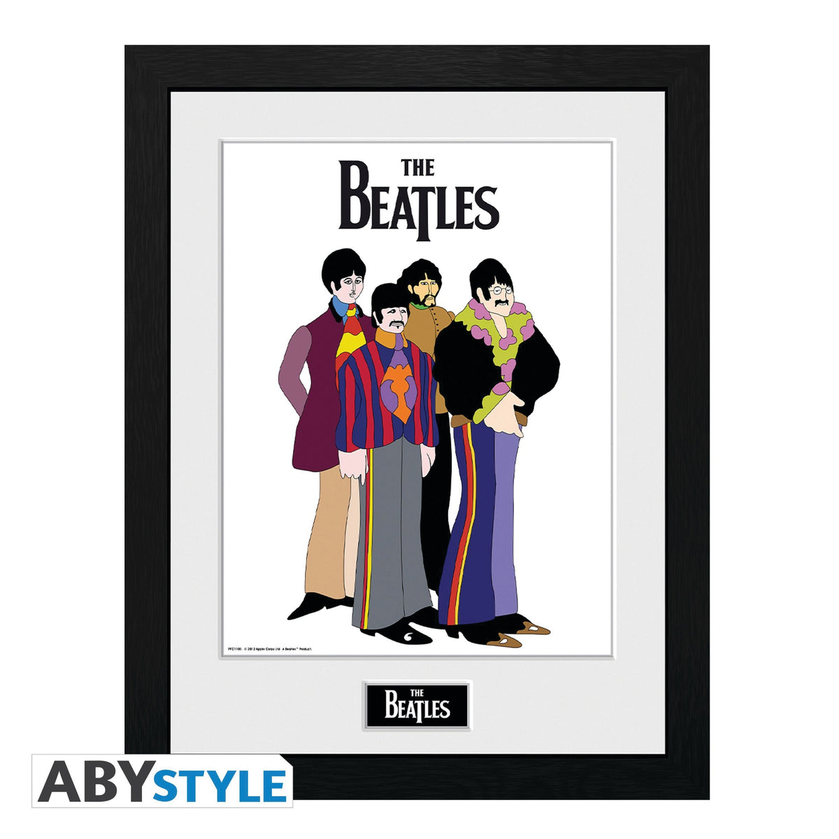 Product Cover for The Beatles – Yellow Submarine Group Framed Poster