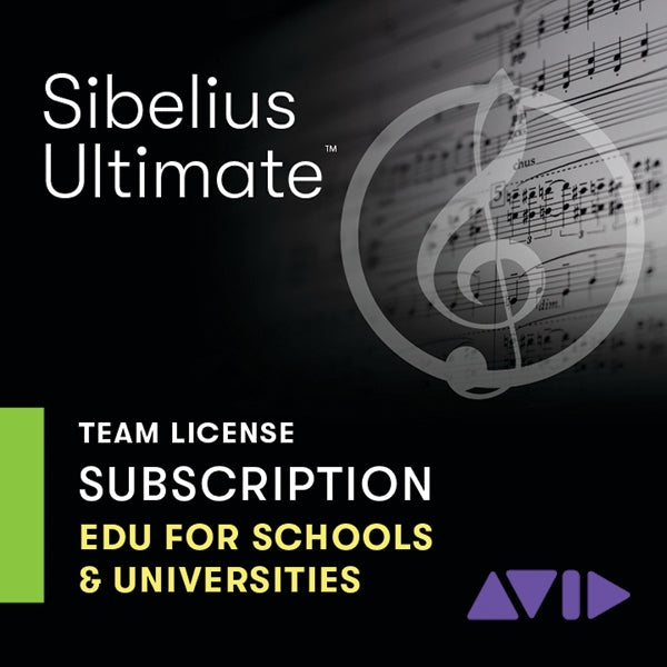 Product Cover for Sibelius | Ultimate Team 1-Year Subscription New License, Education Pricing