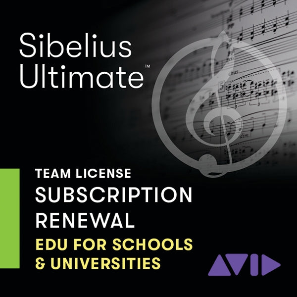 Product Cover for Sibelius | Ultimate Team 1-Year Subscription Renewal, Education