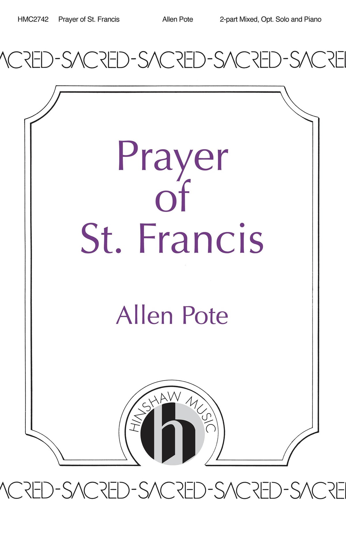 Product Cover for Prayer of St. Francis