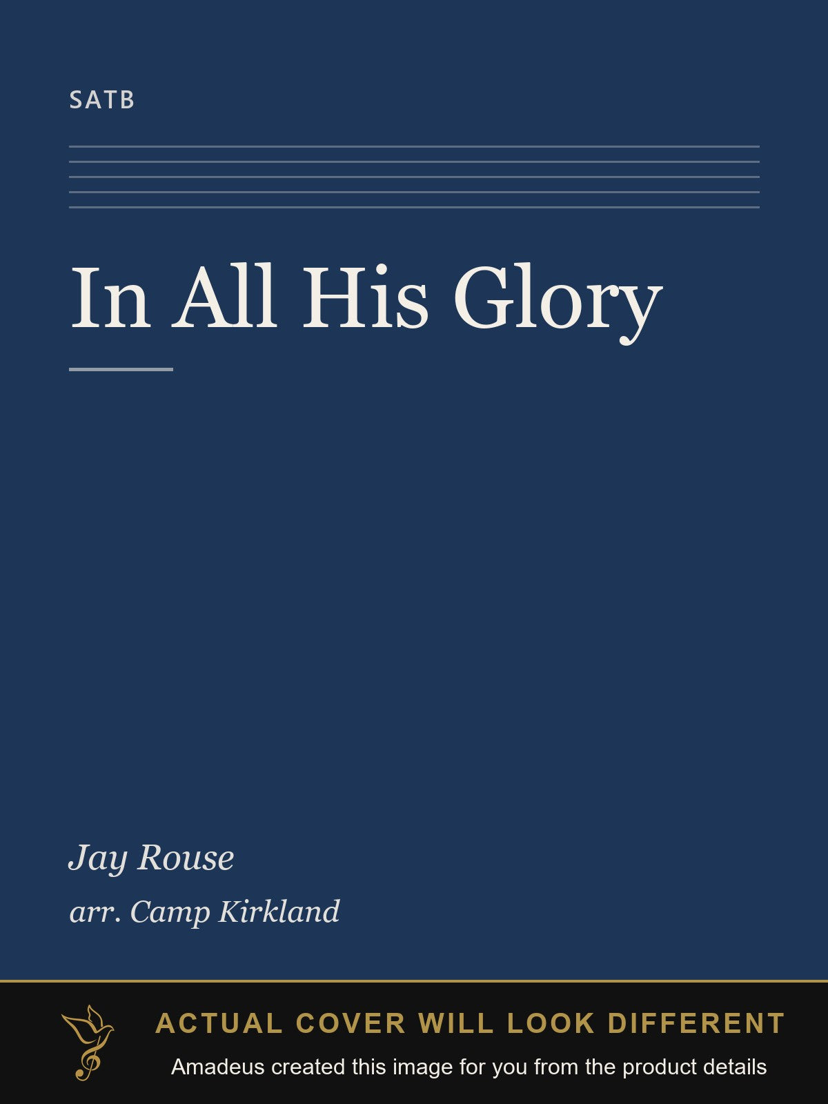 In All His Glory - Amadeus created this image from the product details; the actual cover will look different