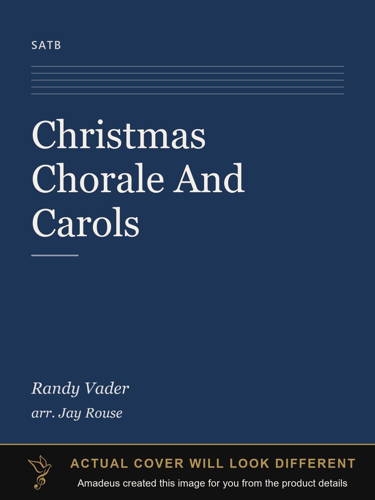 Christmas Chorale And Carols - Amadeus created this image from the product details; the actual cover will look different