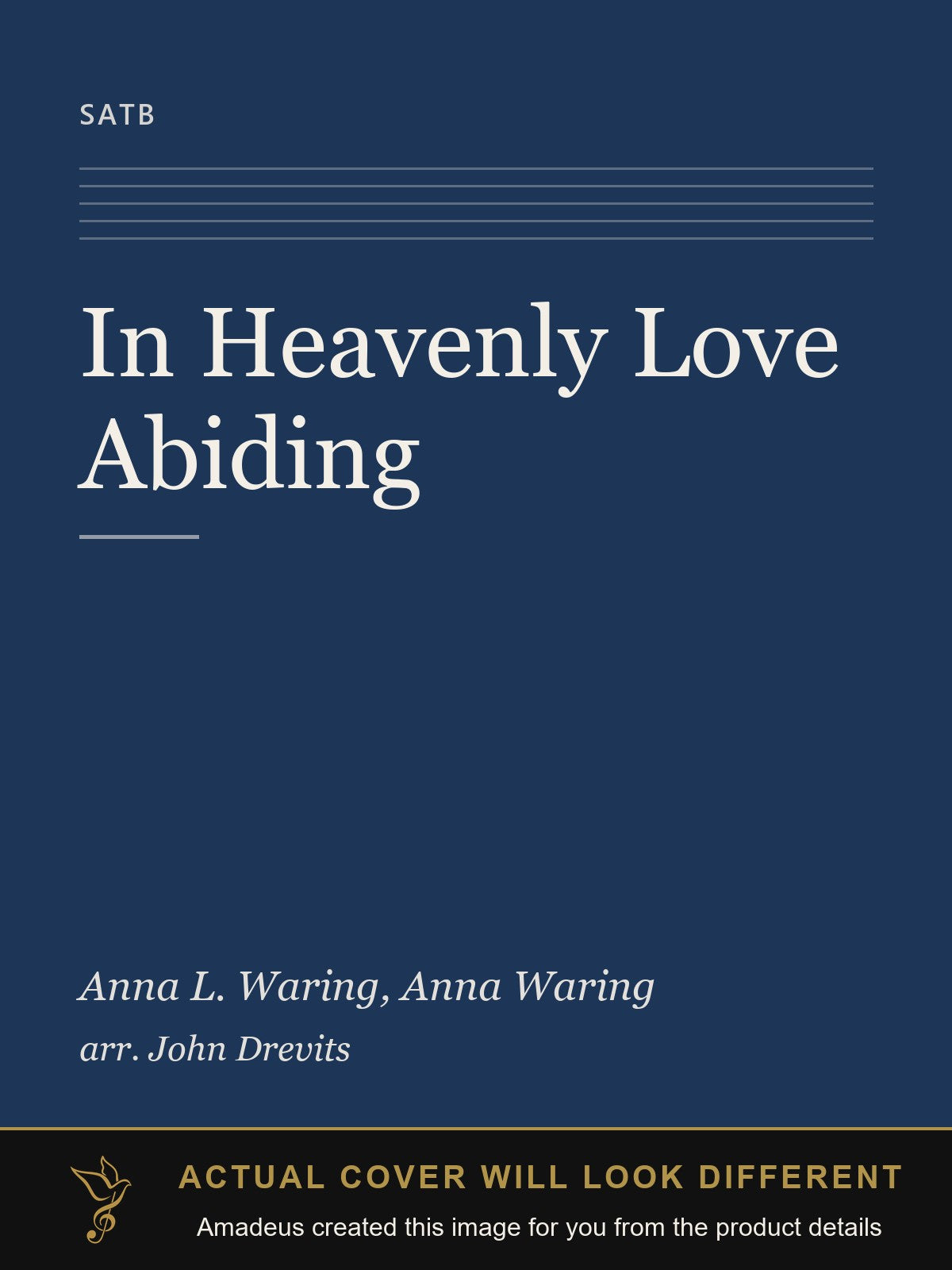 In Heavenly Love Abiding - Amadeus created this image from the product details; the actual cover will look different
