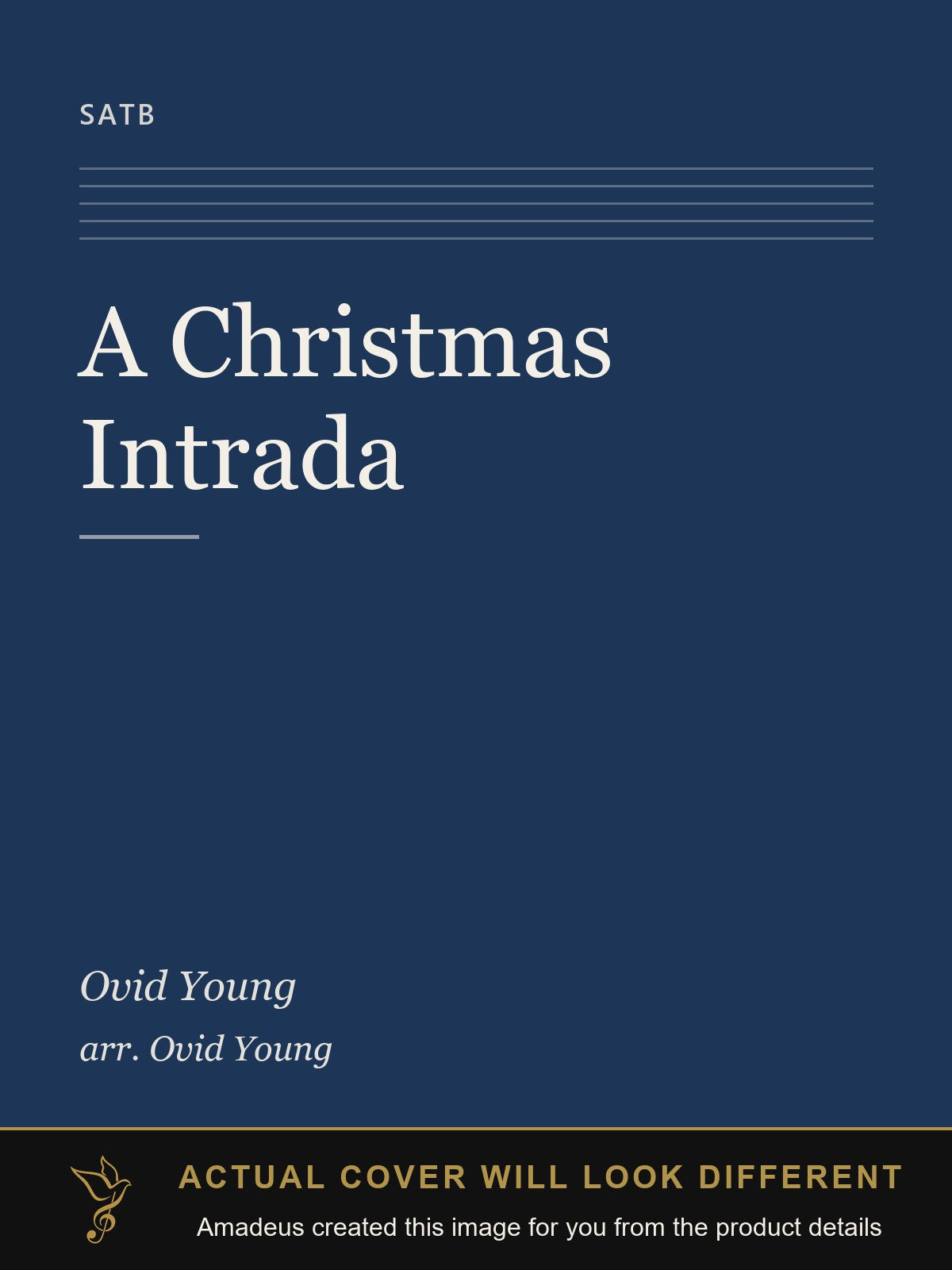 A Christmas Intrada - Amadeus created this image from the product details; the actual cover will look different