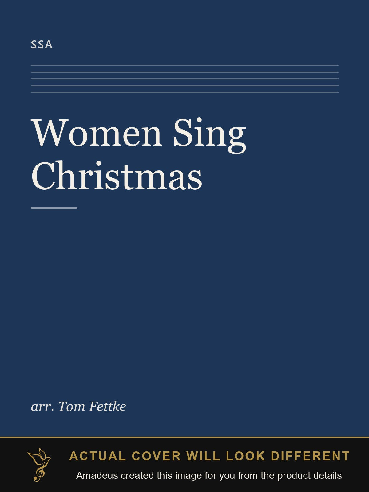 Women Sing Christmas - Amadeus created this image from the product details; the actual cover will look different