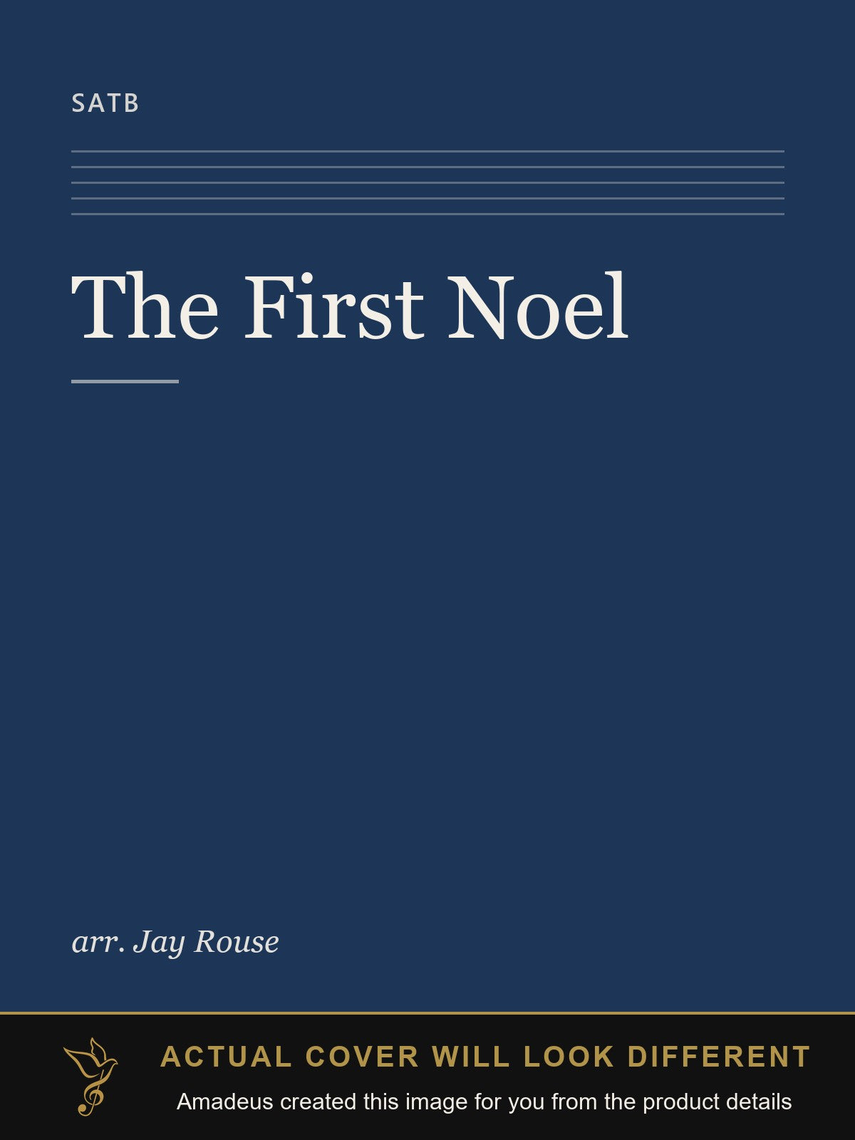 The First Noel - Amadeus created this image from the product details; the actual cover will look different