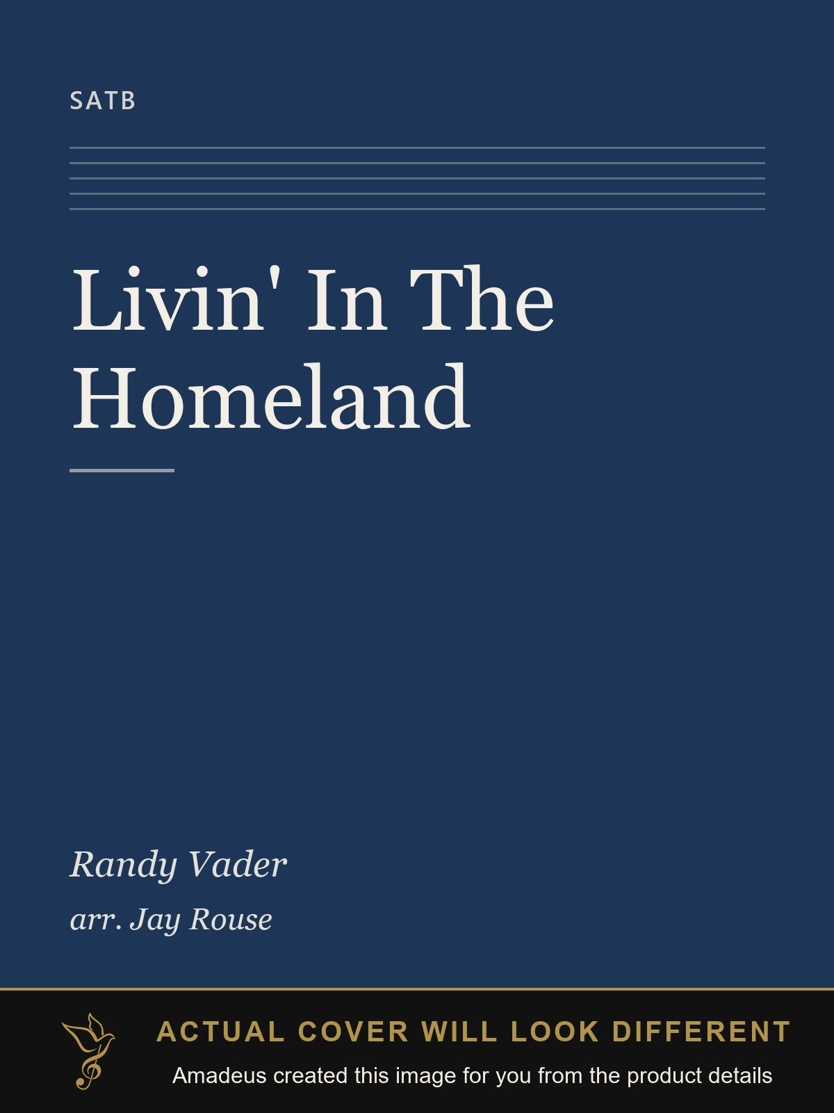 Livin' In The Homeland - Amadeus created this image from the product details; the actual cover will look different