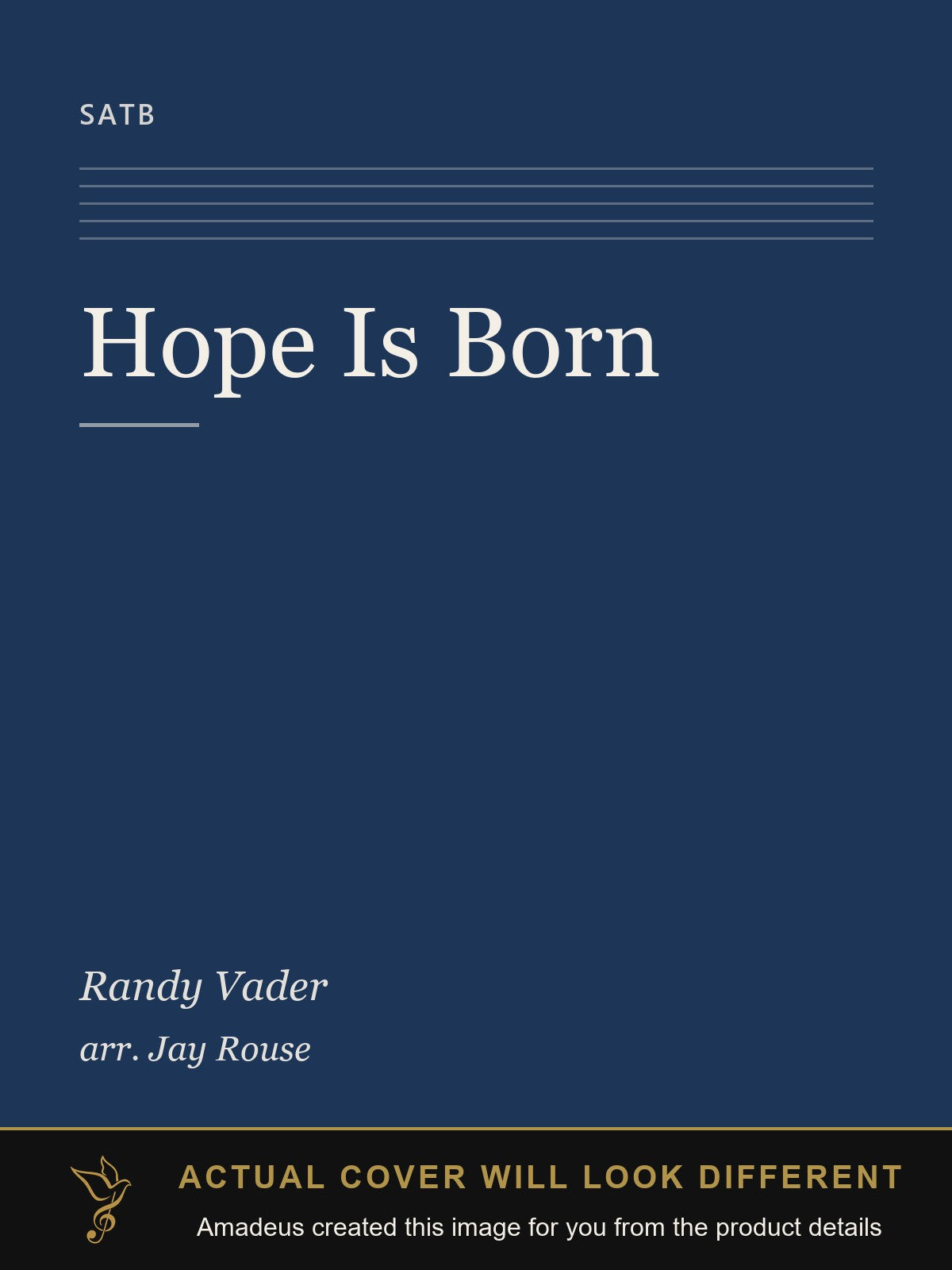 Hope Is Born - Amadeus created this image from the product details; the actual cover will look different