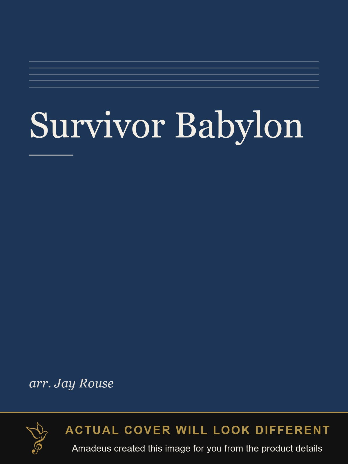 Survivor Babylon - Amadeus created this image from the product details; the actual cover will look different