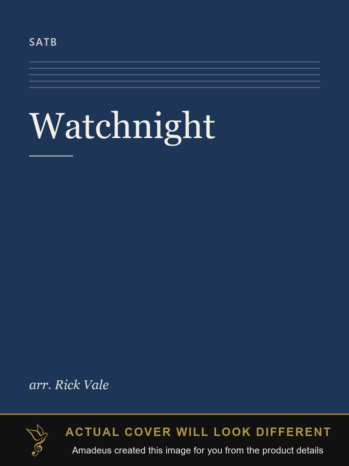 Watchnight - Amadeus created this image from the product details; the actual cover will look different