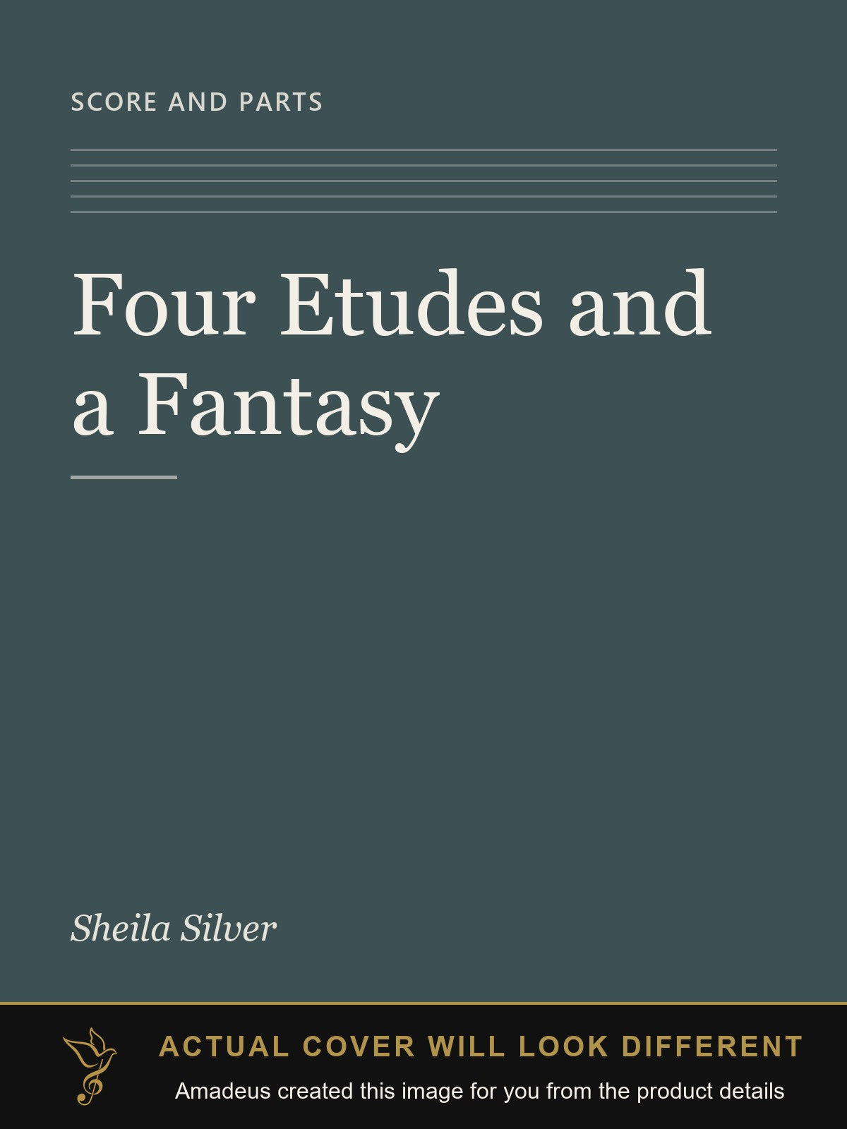 Four Etudes and a Fantasy - Amadeus created this image from the product details; the actual cover will look different