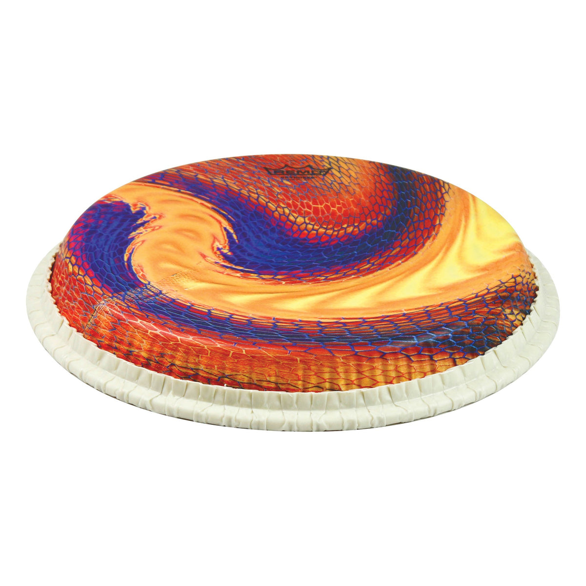 Product Cover for Conga Drumhead, Tucked, 13", Skyndeep, ”serpentine Day“ Graphic