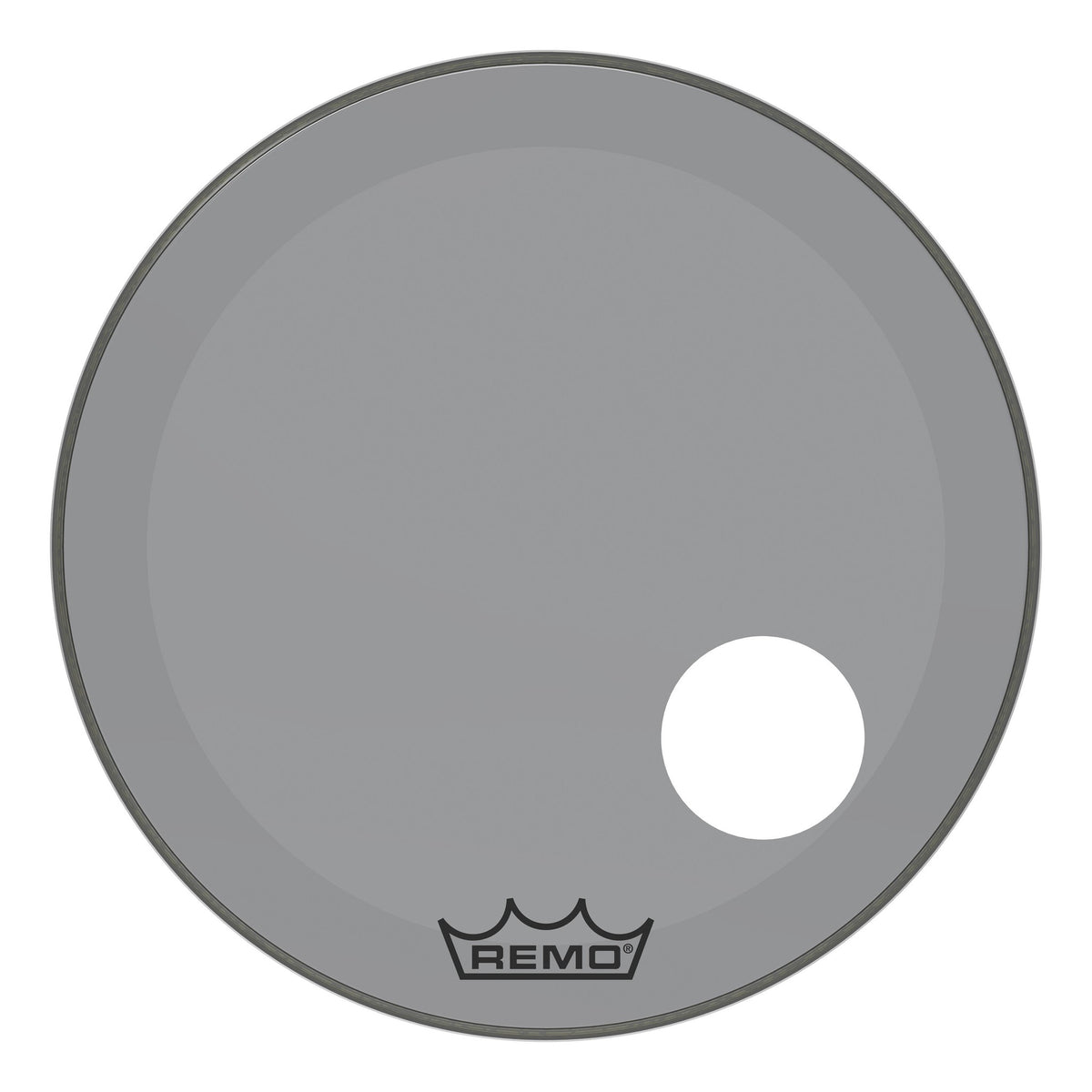 Product Cover for Bass, Powerstroke 3, Colortone, 24" Diameter, Smoke, 5" Offset Hole