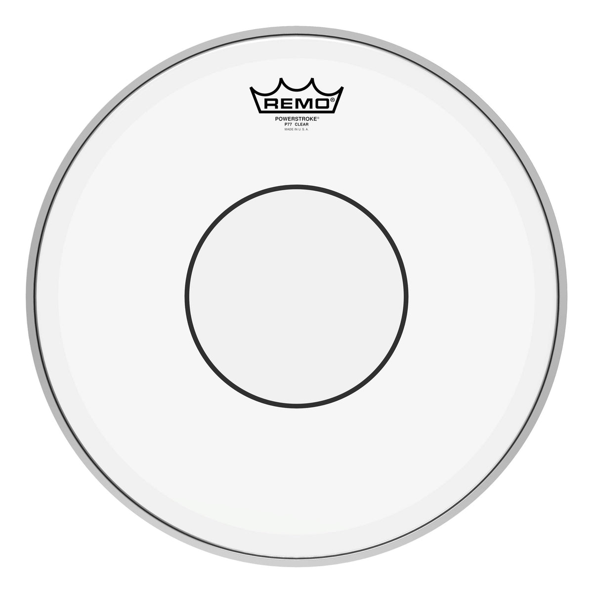 Product Cover for Batter, Powerstroke 77, Clear, 13" Diameter, Crimplock Hoop, Clear Dot