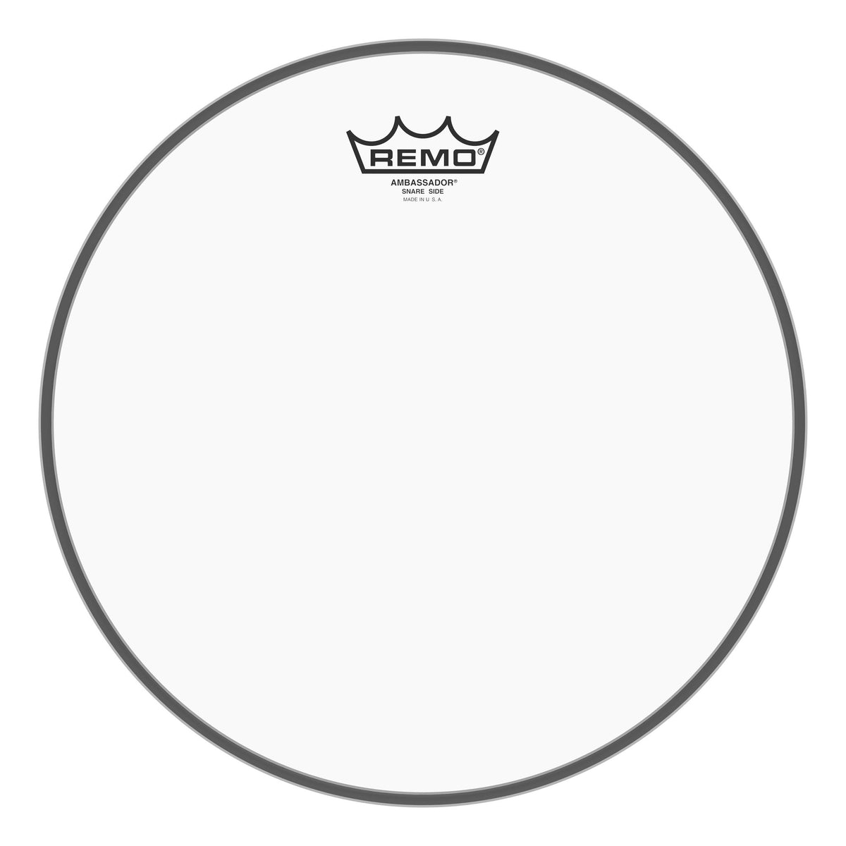 Product Cover for Snare, Ambassador, Clear, 12" Diameter, Low Collar
