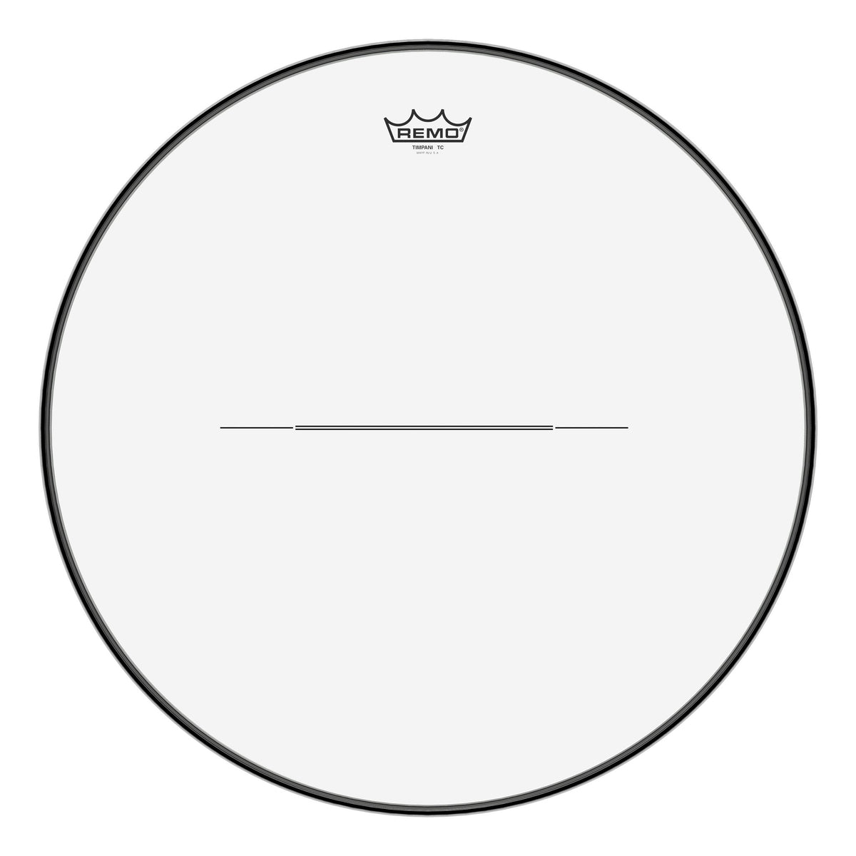Product Cover for Timpani, Clear, 22" Diameter, Low-profile Steel Insert Ring