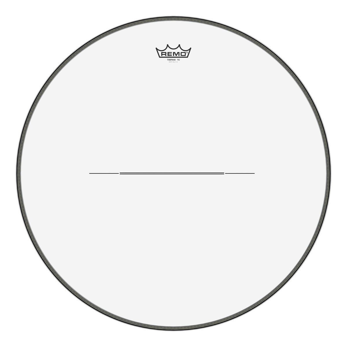 Product Cover for Timpani, Clear, 22" Diameter, Steel Insert Ring