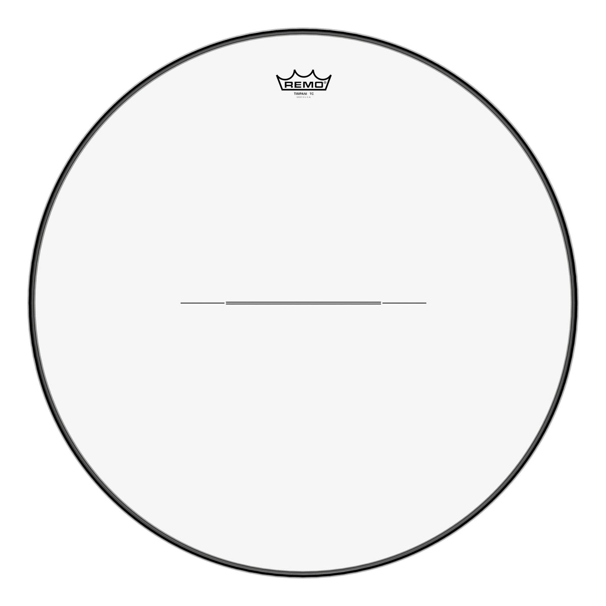 Product Cover for Timpani, Clear, 25" Diameter, Low-profile Steel Insert Ring