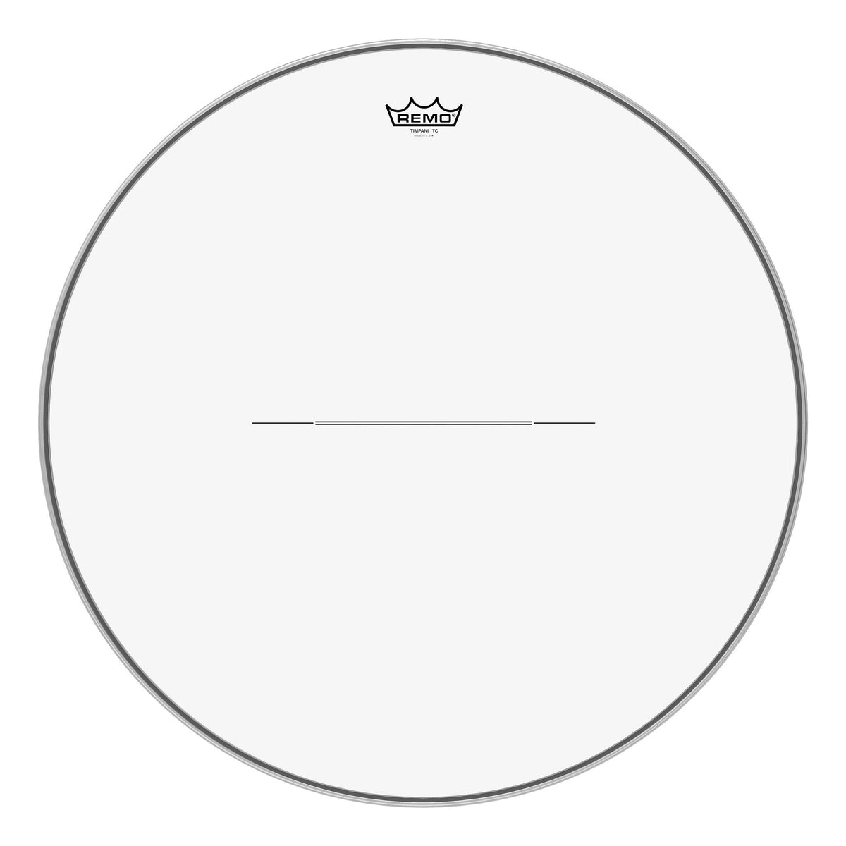 Product Cover for Timpani, Clear, 25" Diameter, Aluminum Insert Ring