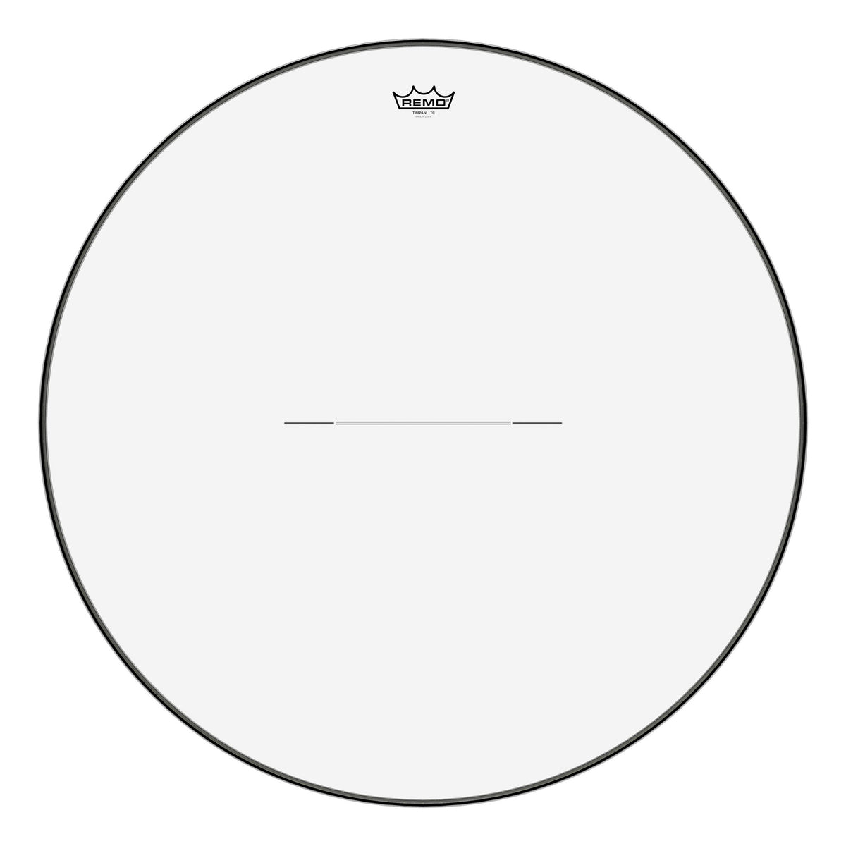 Product Cover for Timpani, Clear, 31" Diameter, Low-profile Steel Insert Ring