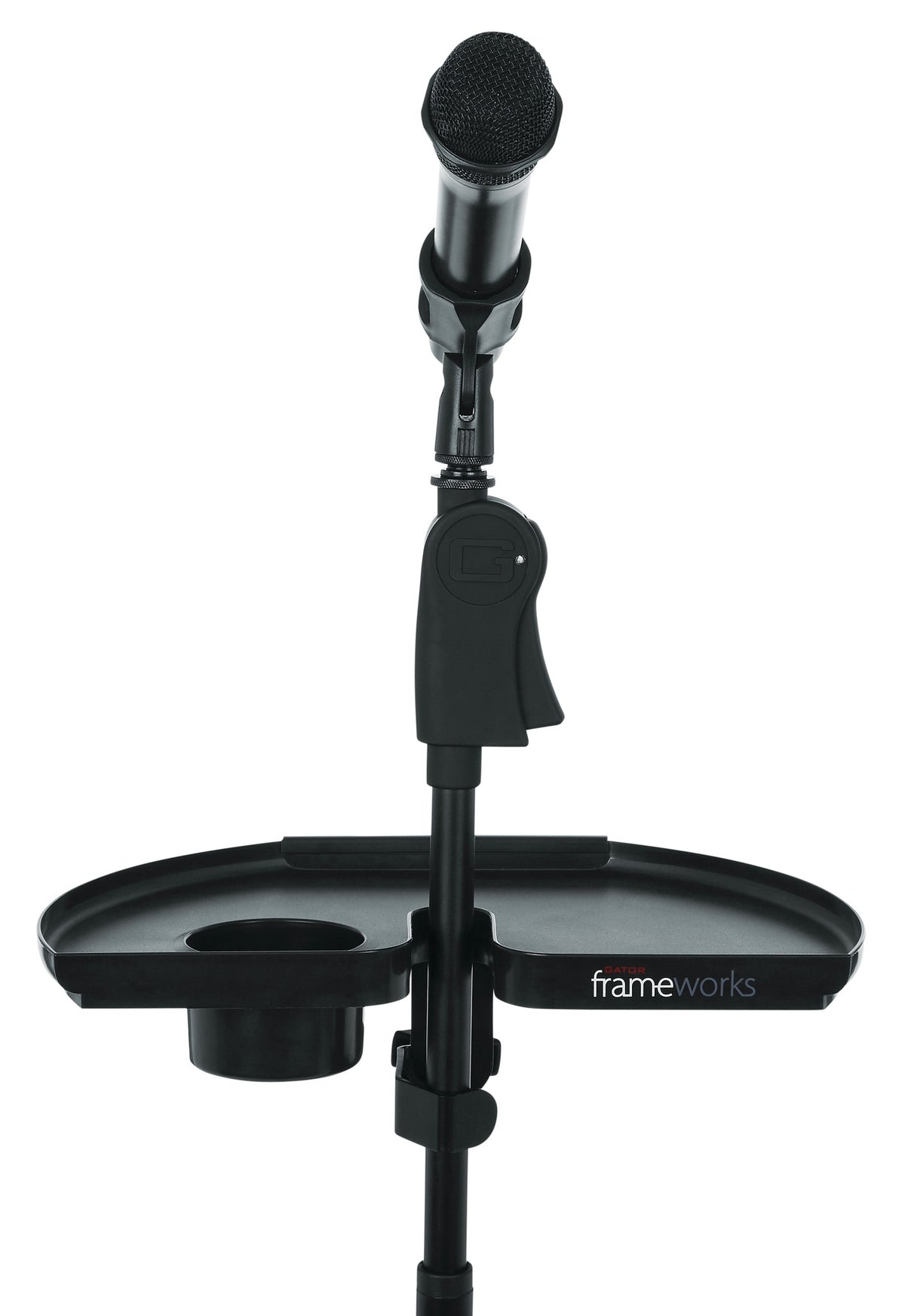 Product Cover for Frameworks Extra Large Microphone Stand Accessory Tray With Drink Holder And Guitar Pic