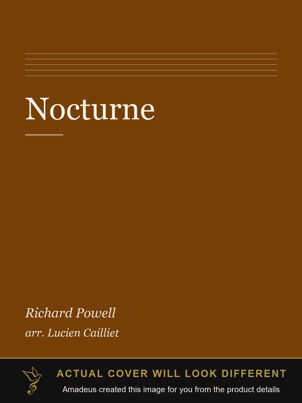Nocturne - Amadeus created this image from the product details; the actual cover will look different