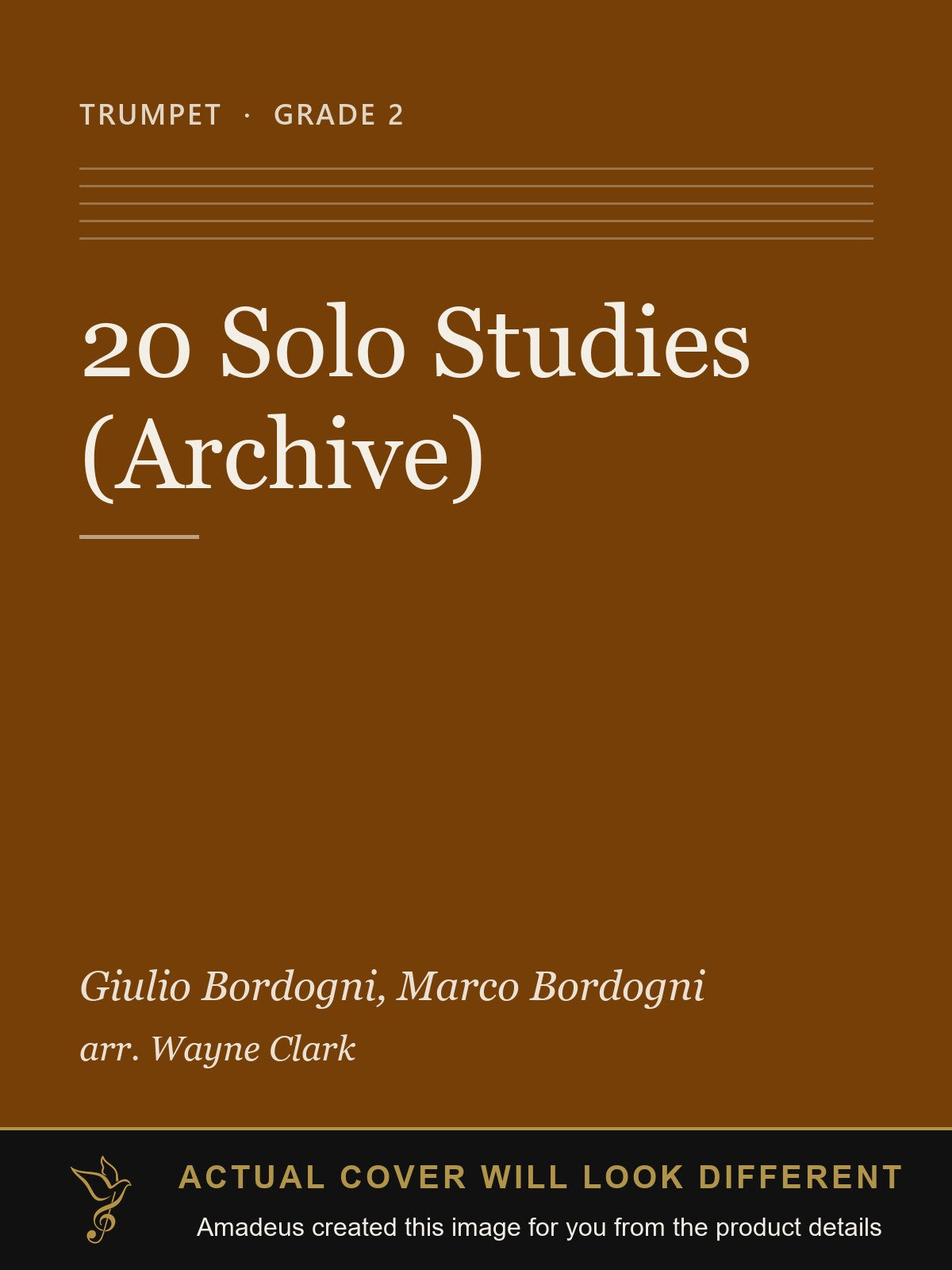 20 Solo Studies (Archive) - Amadeus created this image from the product details; the actual cover will look different