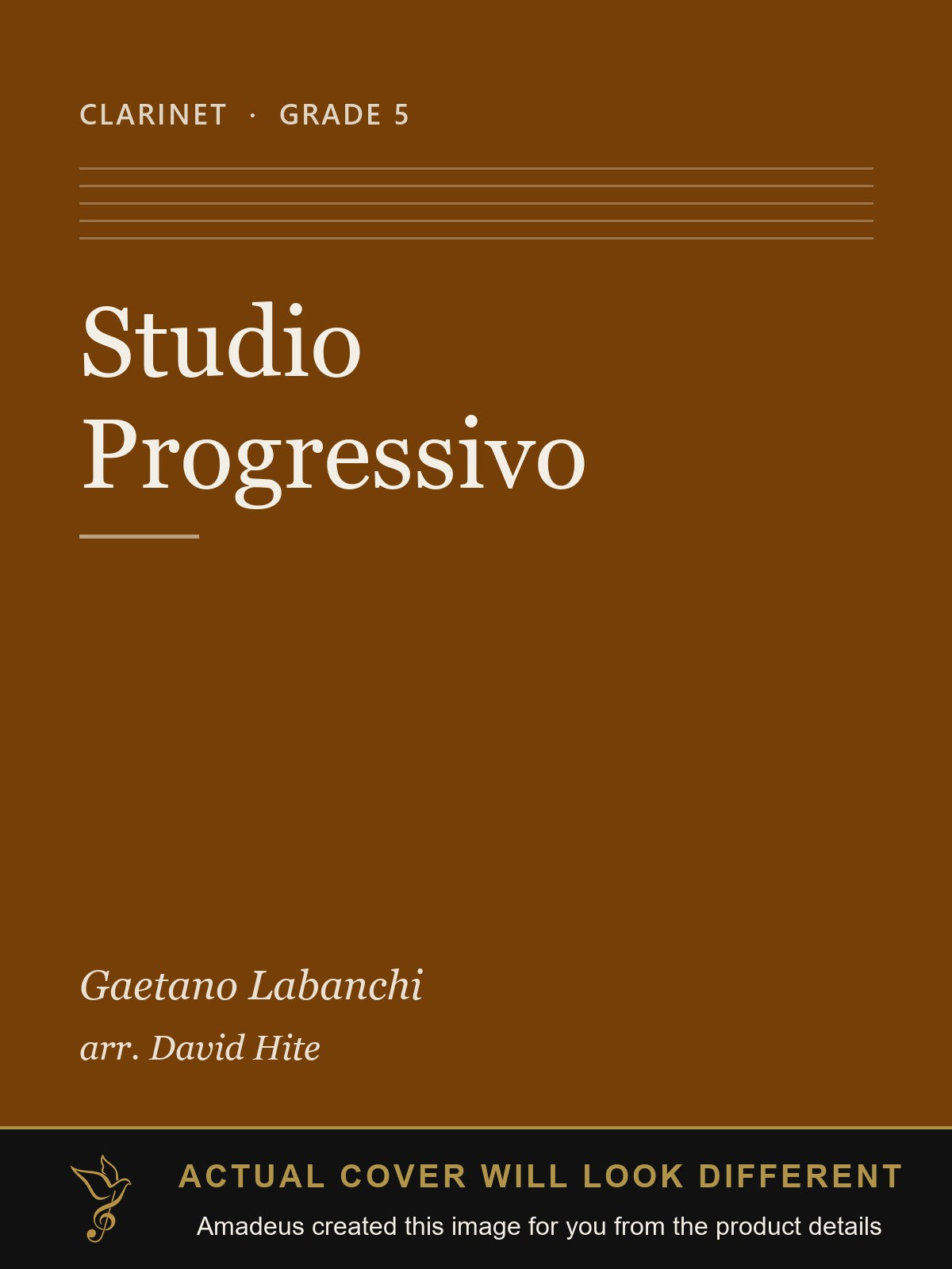 Studio Progressivo - Amadeus created this image from the product details; the actual cover will look different