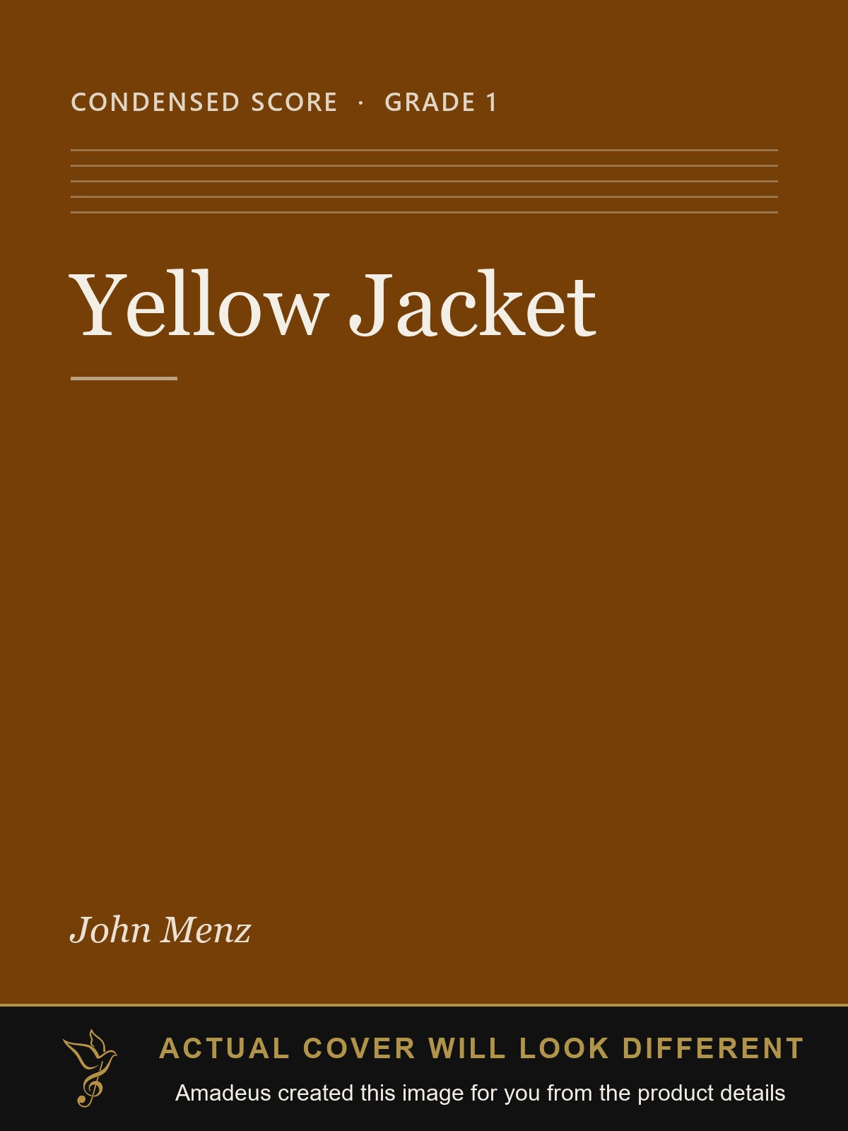 Yellow Jacket - Amadeus created this image from the product details; the actual cover will look different