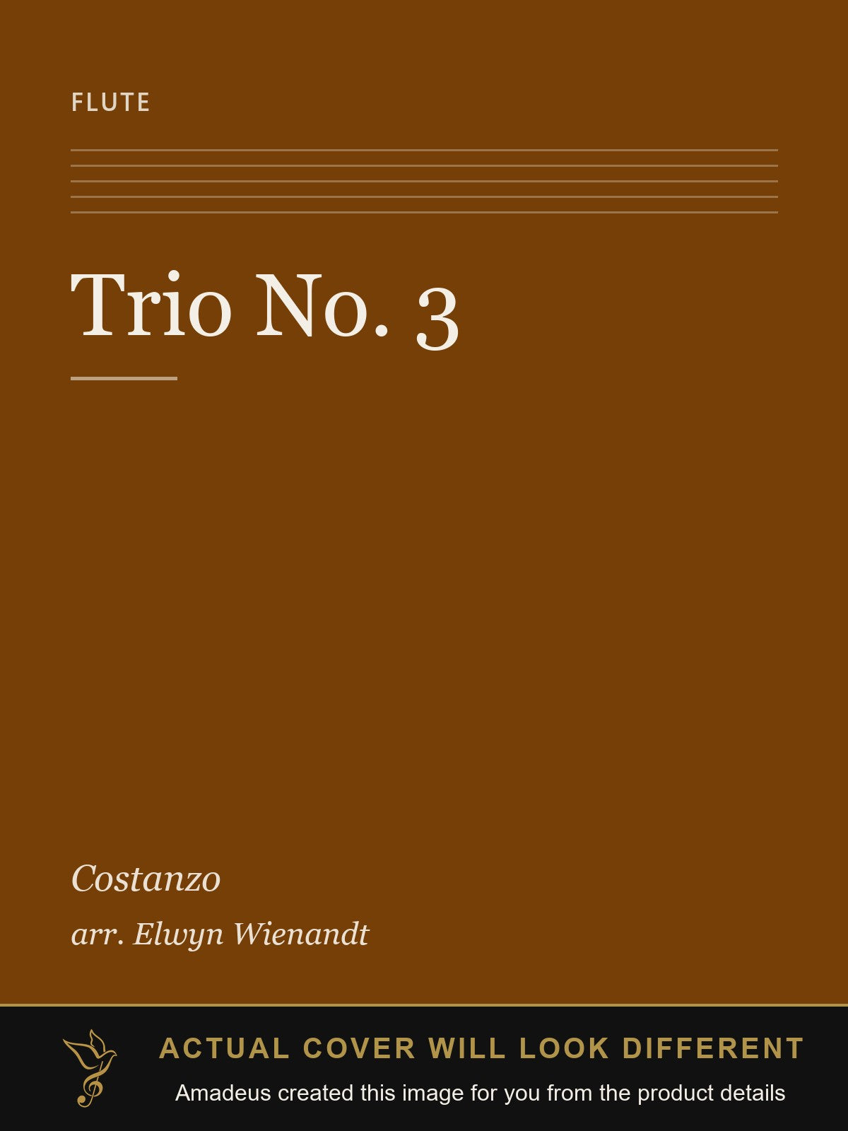 Trio No. 3 - Amadeus created this image from the product details; the actual cover will look different