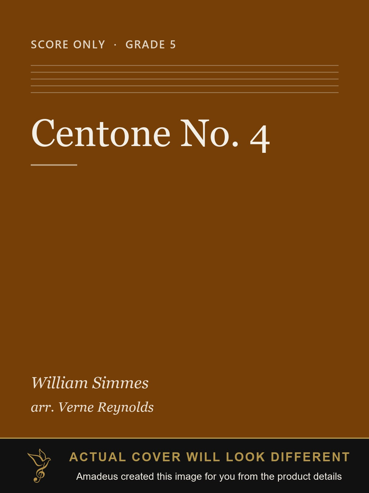 Centone No. 4 - Amadeus created this image from the product details; the actual cover will look different