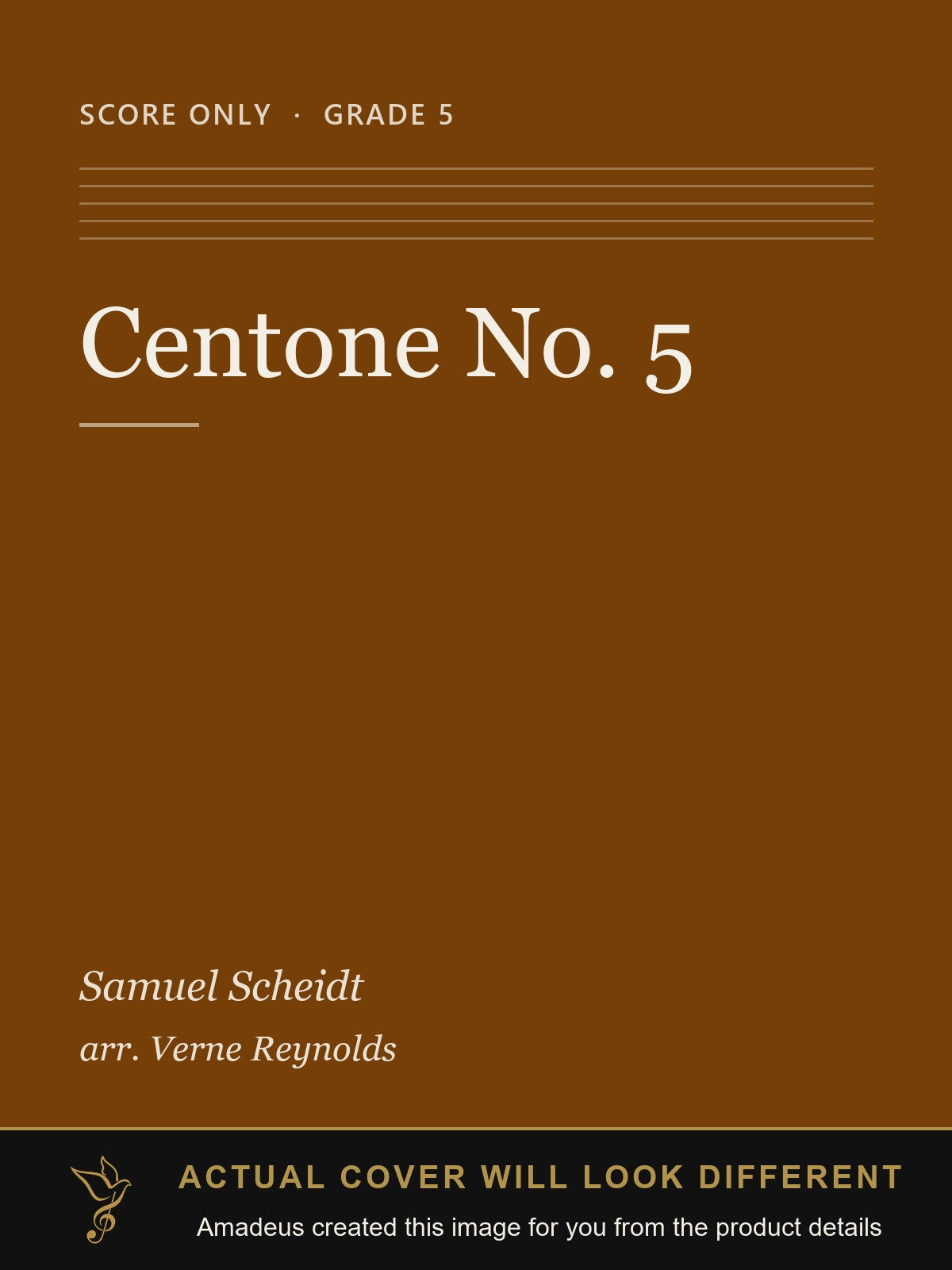 Centone No. 5 - Amadeus created this image from the product details; the actual cover will look different