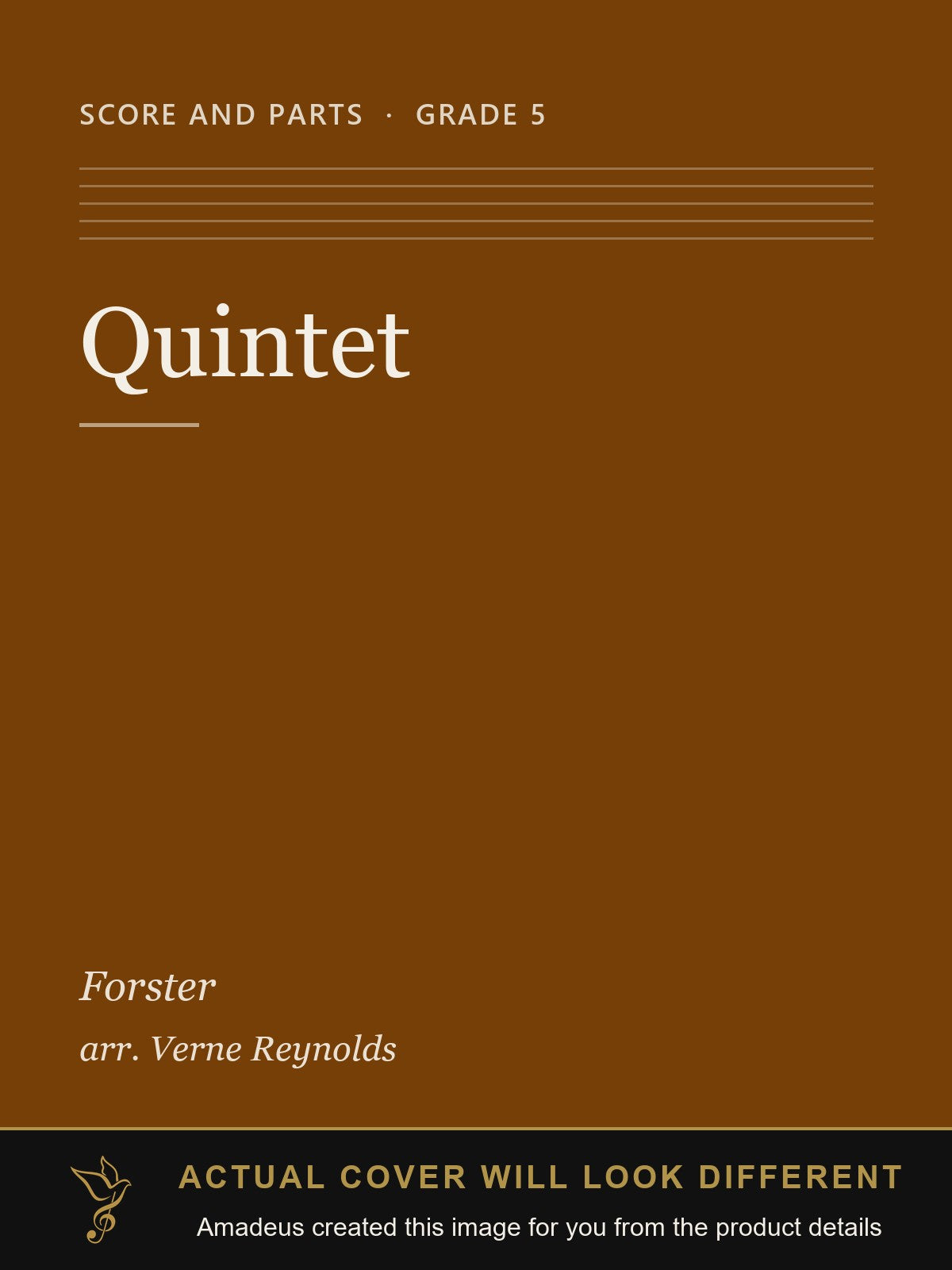 Quintet - Amadeus created this image from the product details; the actual cover will look different