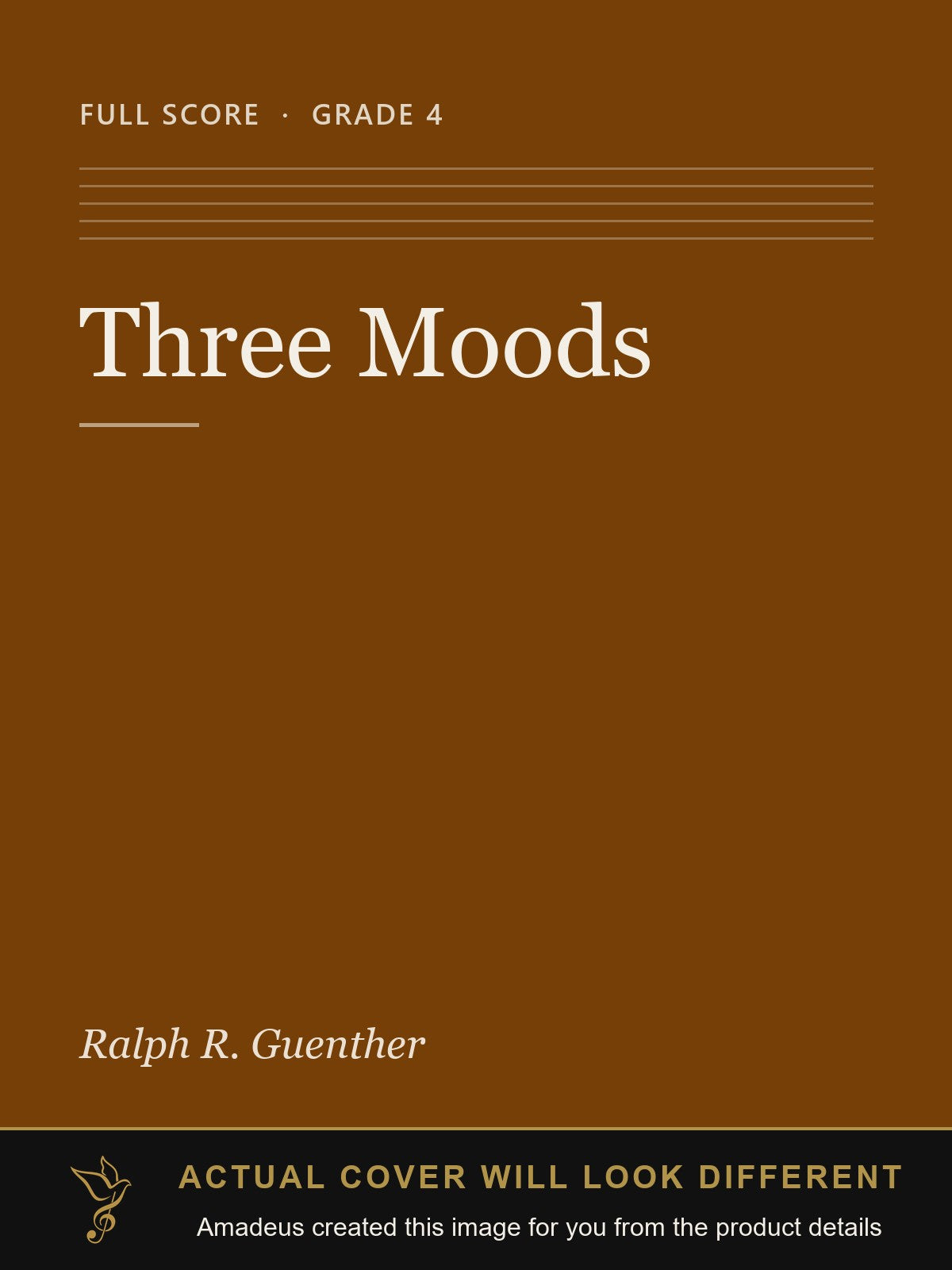 Three Moods - Amadeus created this image from the product details; the actual cover will look different
